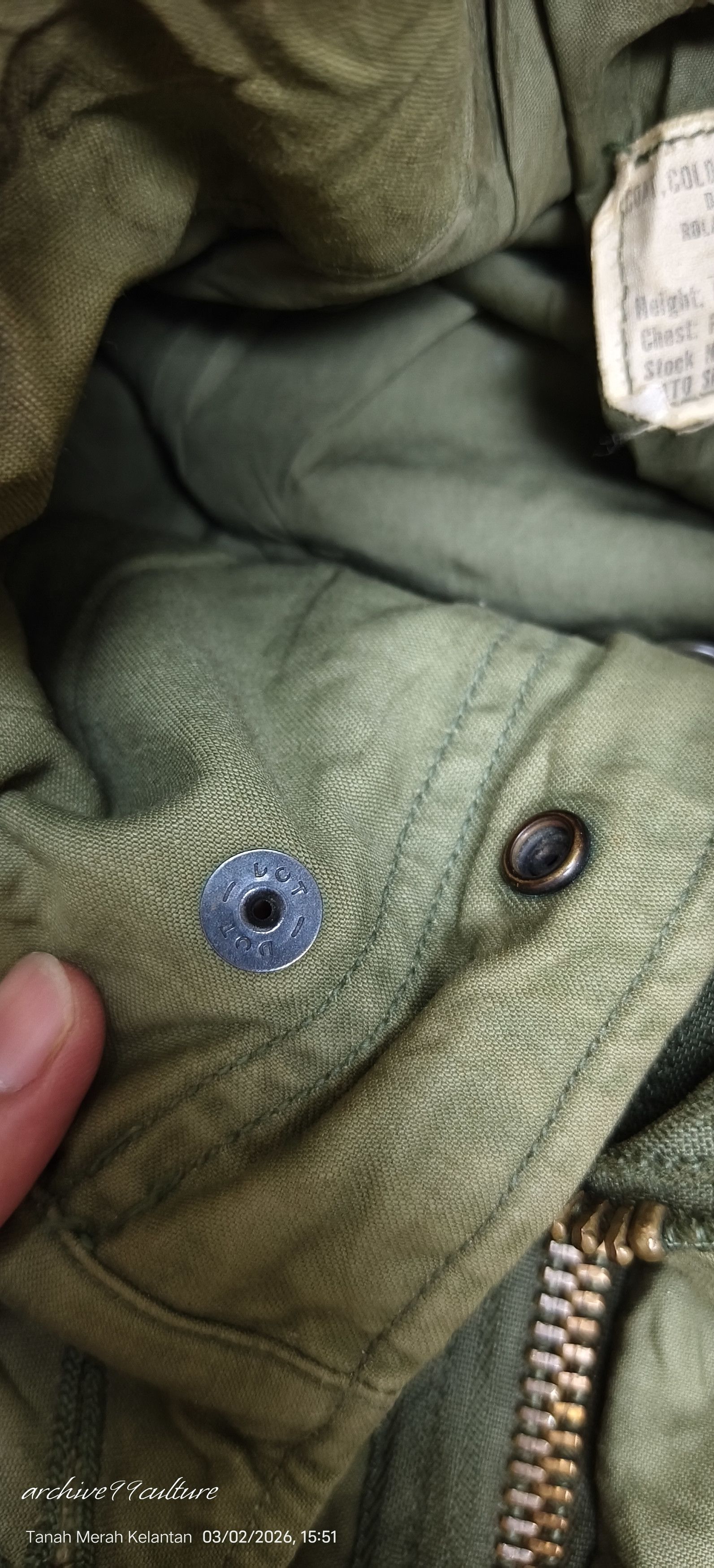 Vintage Vintage 1972 US Army M-65 Field Jacket Rolane Sportswear Size US S / EU 44-46 / 1 - 19 Thumbnail