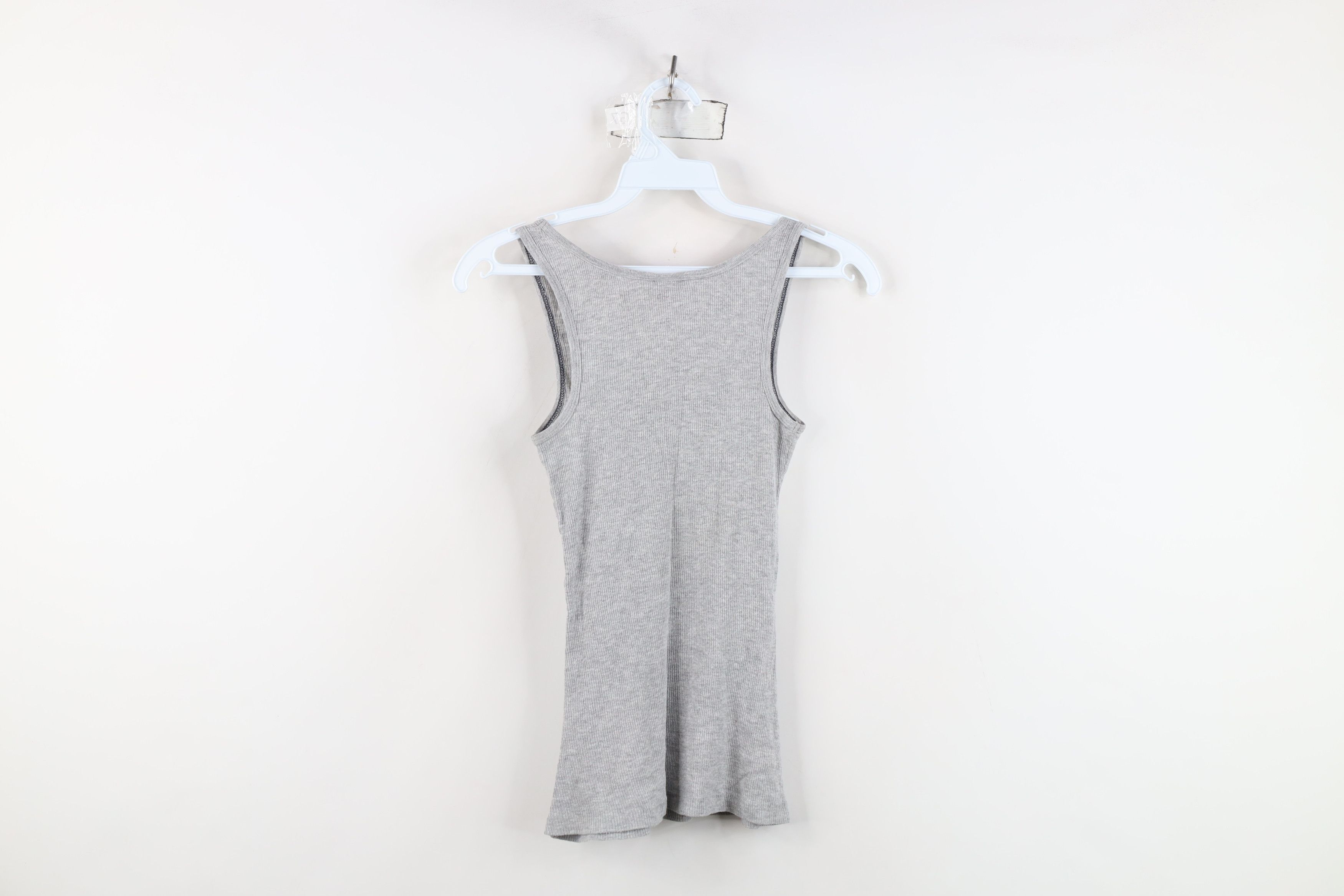 Mossimo Vintage Y2K Mossimo Surfing Ribbed Knit Tank Top T-Shirt Size XS / US 0-2 / IT 36-38 - 10 Thumbnail