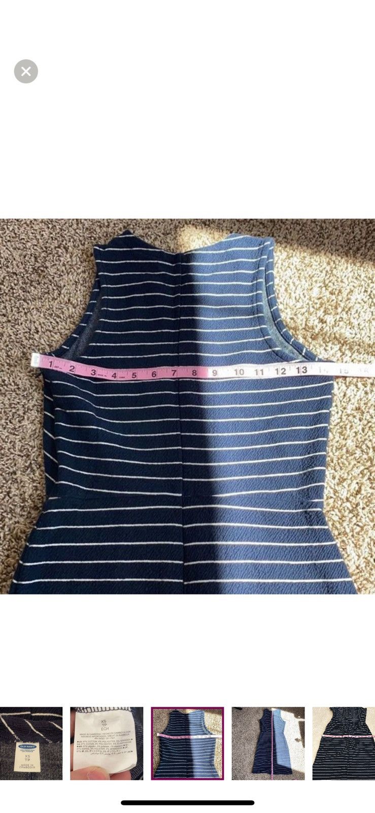 Old Navy Old navy XS striped knit dress Size XS / US 0-2 / IT 36-38 - 6 Thumbnail