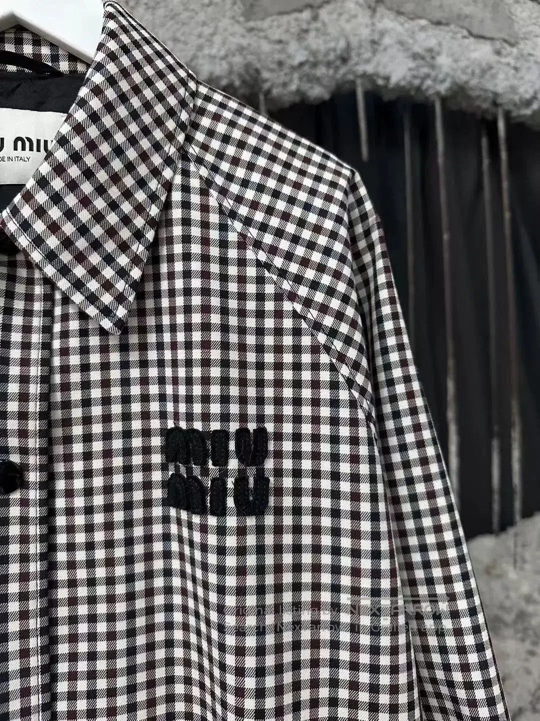Miu Miu miu miu black and white checked jacket. Size M / US 6-8 / IT 42-44 - 5 Thumbnail