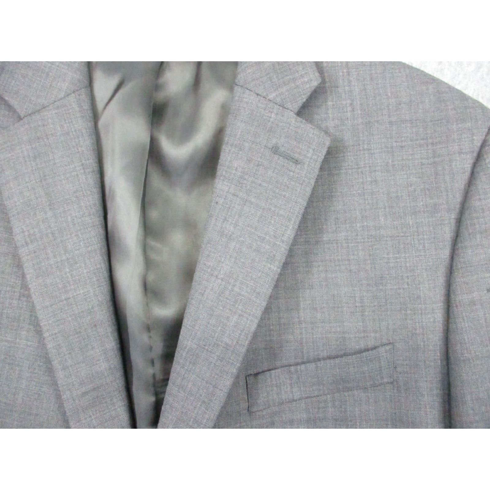 Ralph Lauren Lauren Ralph Lauren Wool Blazer Men 44L Gray Notch Sport Coat Blazer 44 Gray Mens Wool Blazer Vintage? No Size 44R - 2 Thumbnail