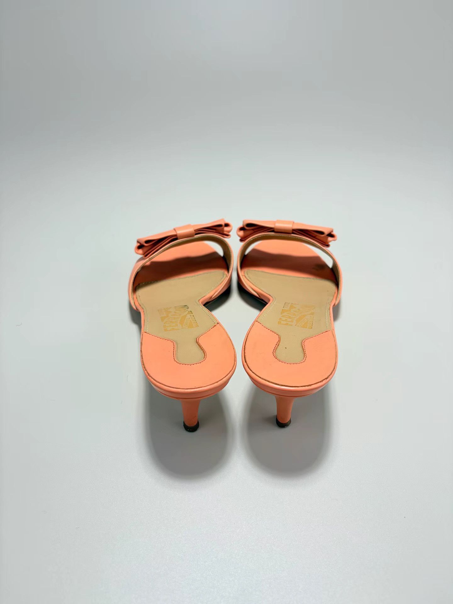 Salvatore Ferragamo FERRAGAMO Bow High-Heeled Sandals K1 Size US 6.5 / IT 36.5 - 3 Thumbnail