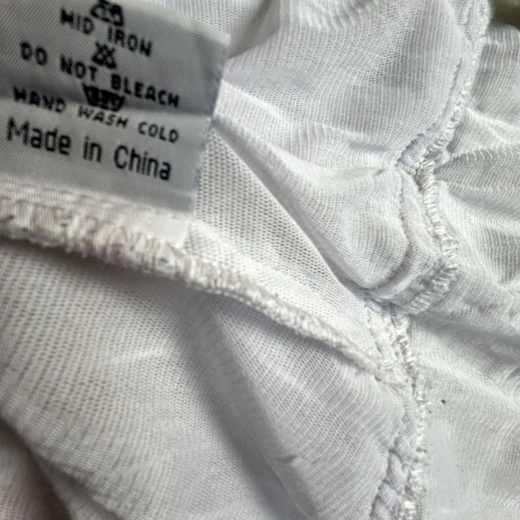 Vintage Pretty Angel Womens White Lace Boho Button Down Blouse Top Size Medium Collared Size M / US 6-8 / IT 42-44 - 7 Thumbnail