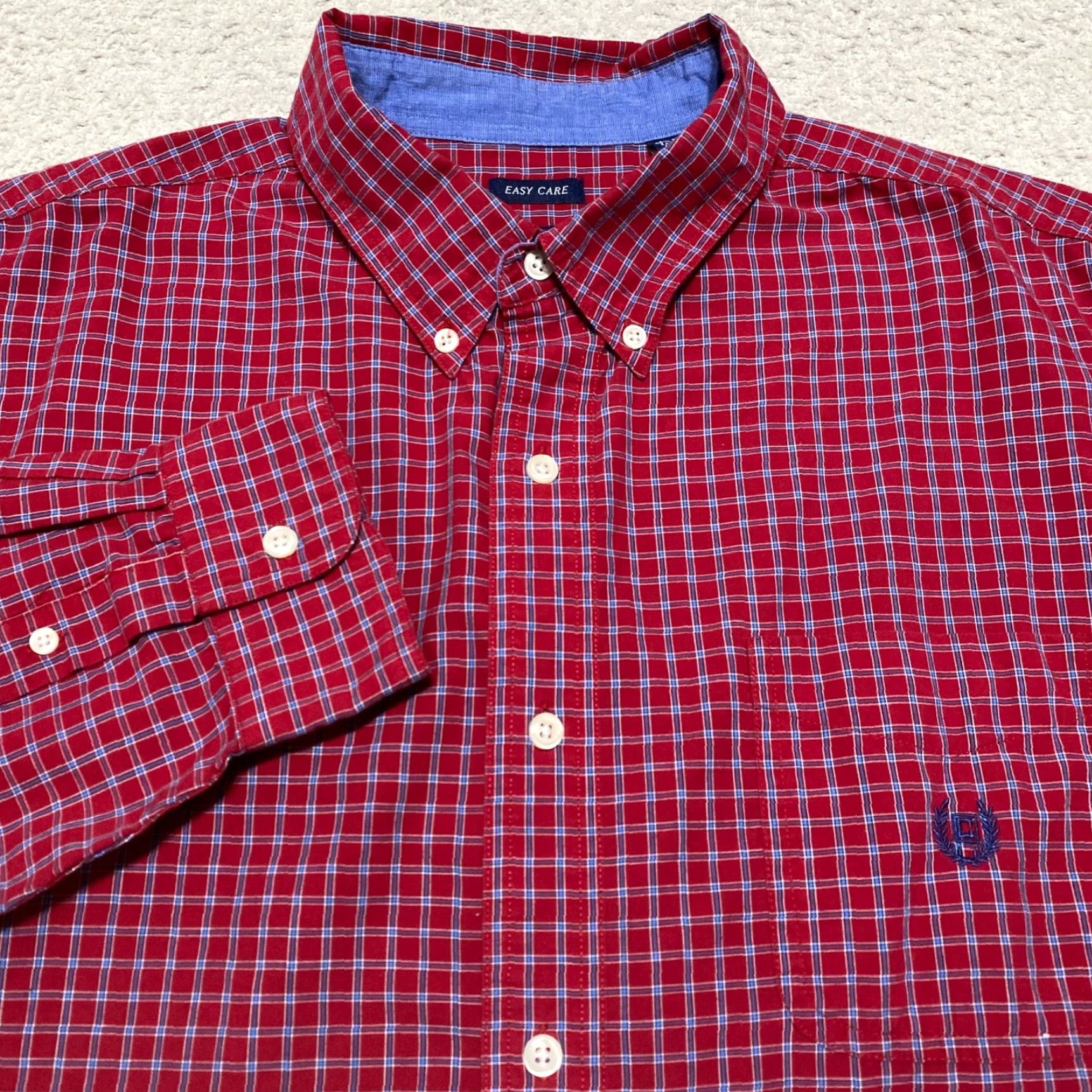 Chaps Ralph Lauren Chaps Mens XL Shirt Red Plaid Check Long Sleeve Button-Down Shirt Mens XL Red Plaid Check Button-Down Size US M / EU 48-50 / 2 - 5 Thumbnail