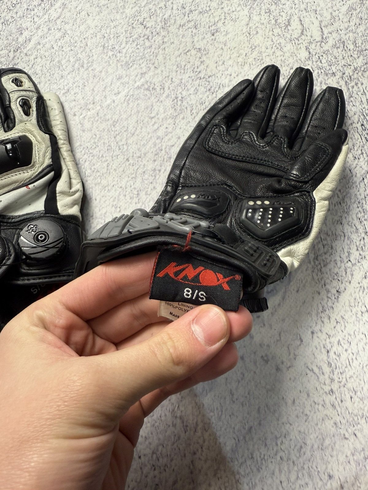 Japanese Brand Vintage Motorcycle Gloves Knox Avant garde Y2K Size ONE SIZE - 12 Thumbnail