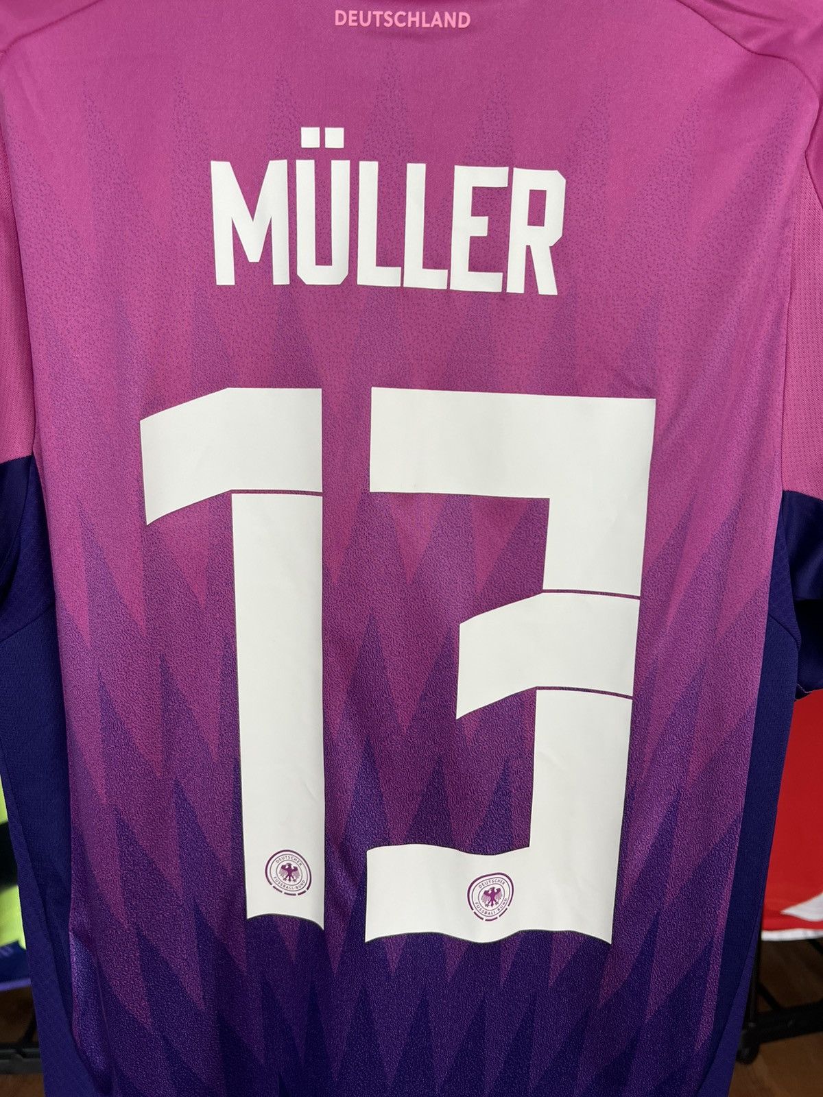 Adidas Soccer Jersey Germany 2024/25 Müller #13 Size US M / EU 48-50 / 2 - 3 Thumbnail