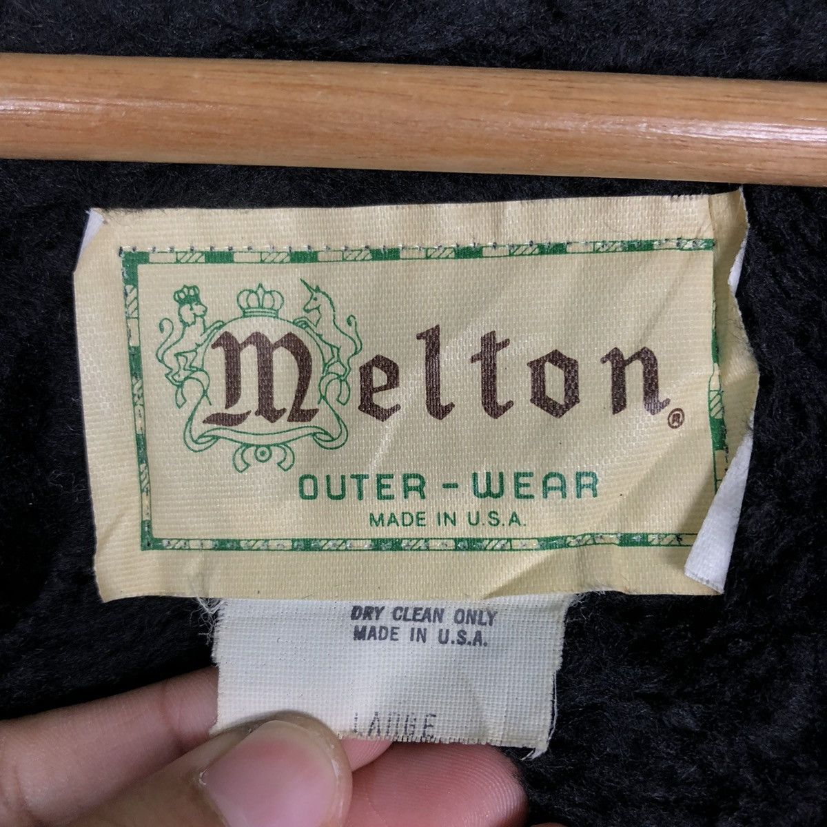 Vintage 🔥VINTAGE WOOL BOMBER JACKET MELTON USA TARTAN DESIGN CHECK Size US L / EU 52-54 / 3 - 19 Thumbnail