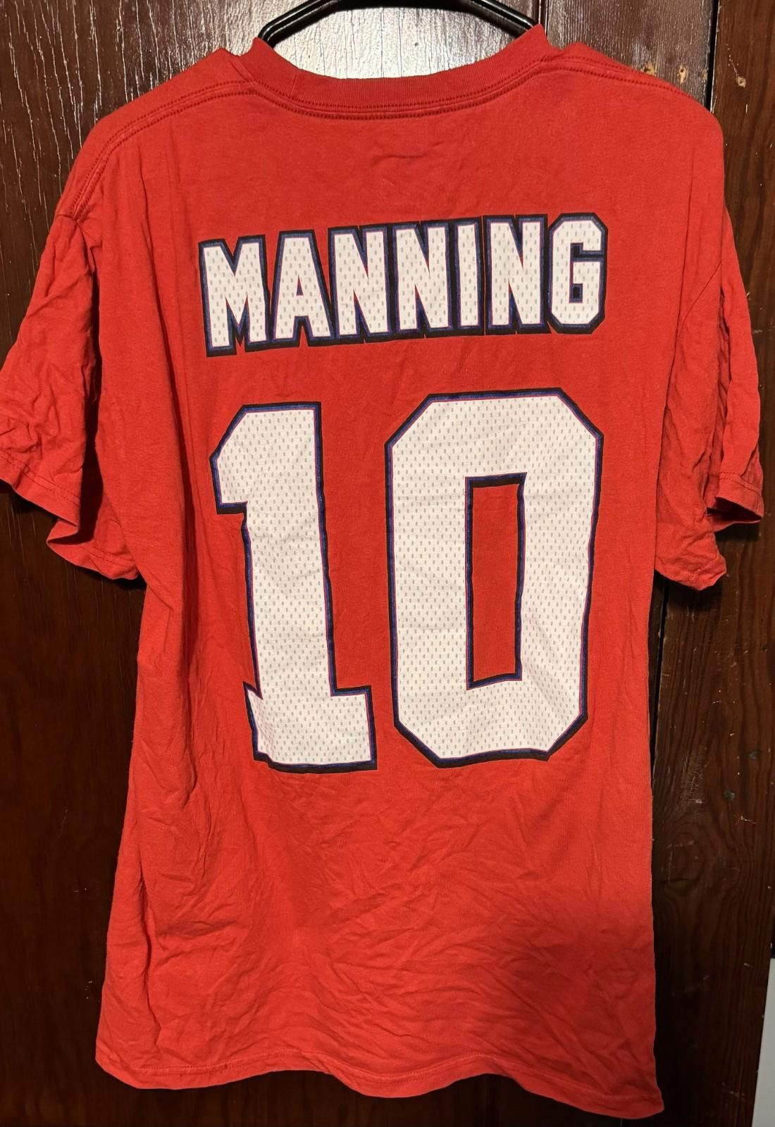 The Unbranded Brand New York Giants Eli Manning #10 Player T-Shirt Men Sz L Red Size ONE SIZE - 2 Thumbnail