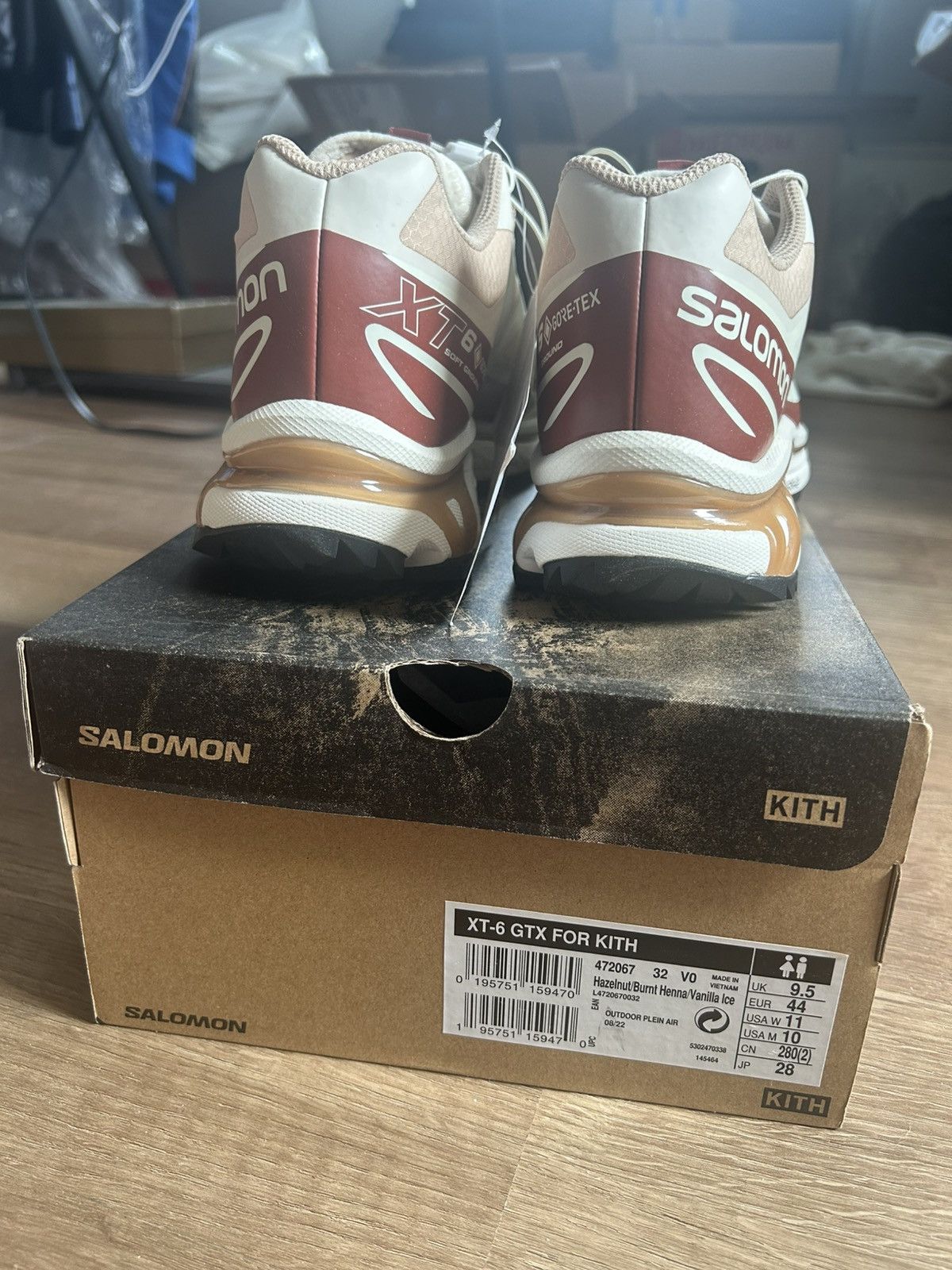Kith × Salomon Kith x Salomon XT-6 Goretex Burnt Henna US 10 Size US 10 / EU 43 - 6 Thumbnail