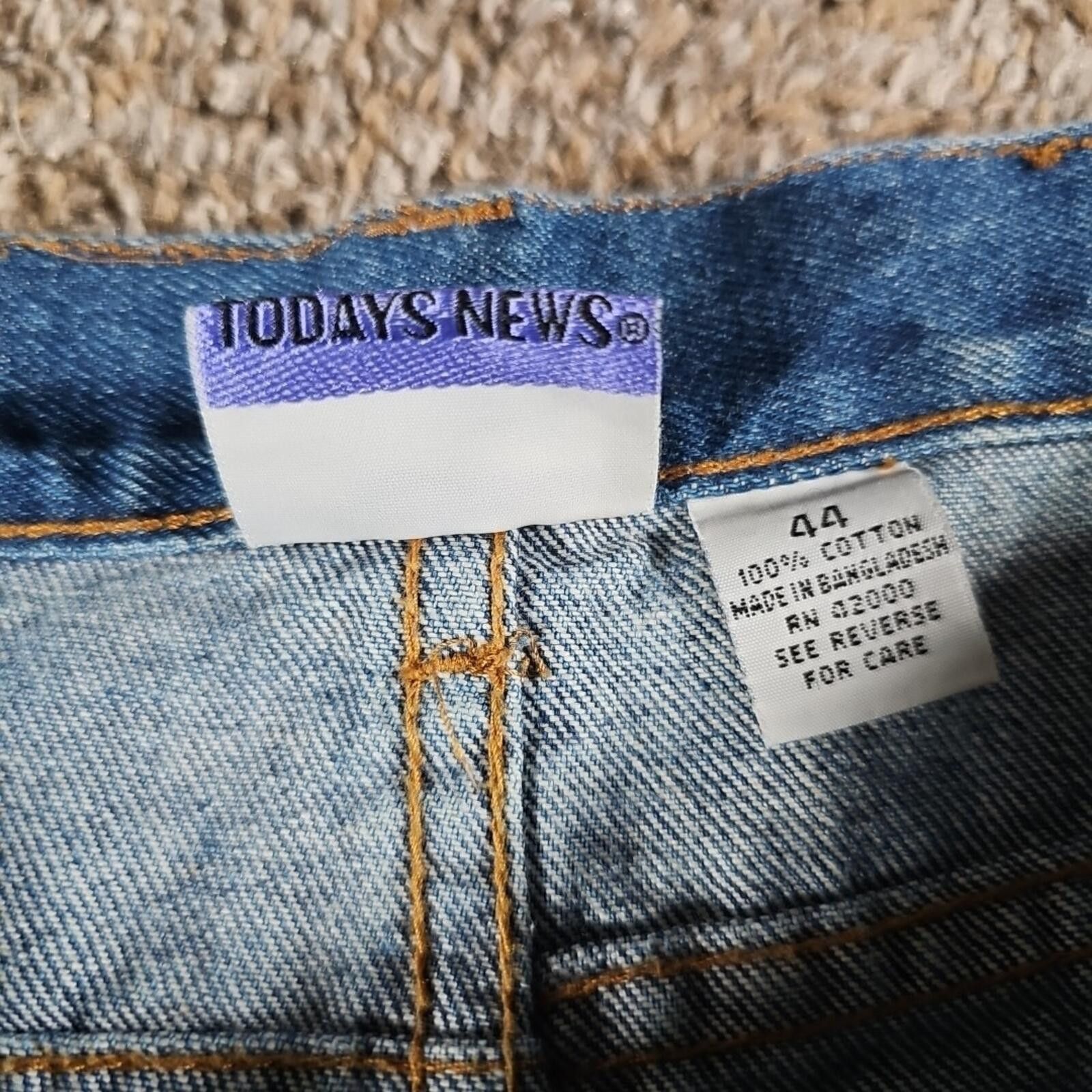 Other Todays News Sz 44 Blue Jeans Shorts Size US 44 / EU 60 - 4 Thumbnail