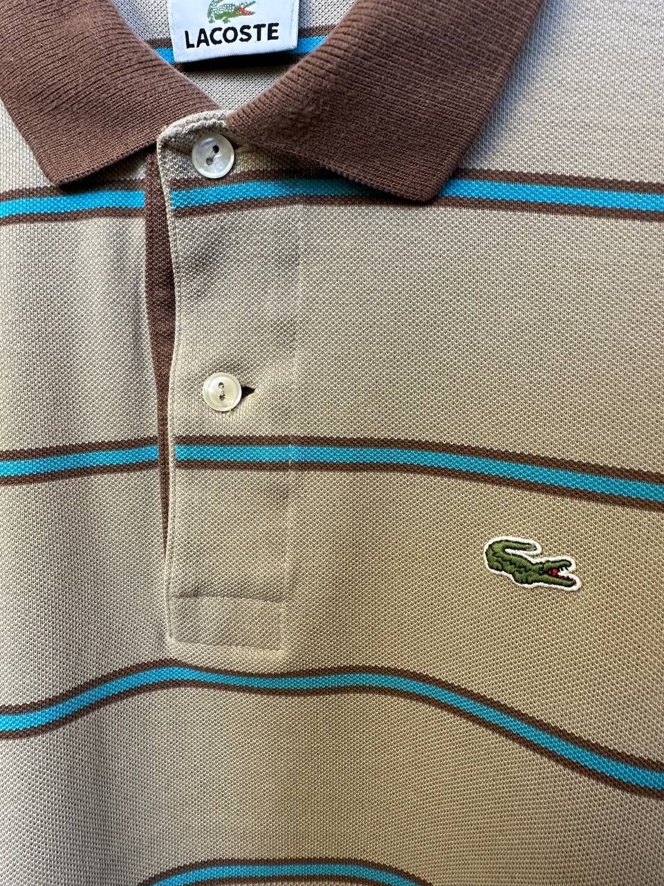 Lacoste Lacoste Basi Sa Striped Polo Shirt Short Sleeve Casual Size US L / EU 52-54 / 3 - 8 Thumbnail
