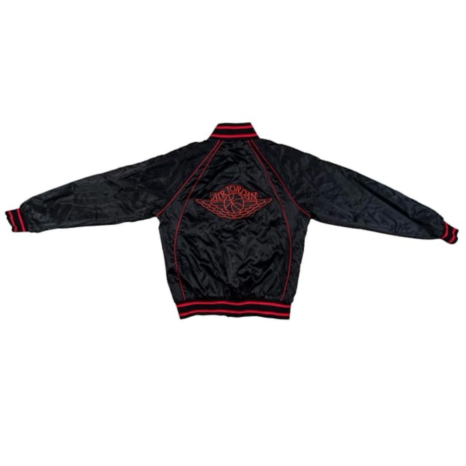 Jordan Brand Vintage 1985 Nike Air Jordan 1 Wings Satin Jacket Made USA Size US M / EU 48-50 / 2 - 3 Thumbnail