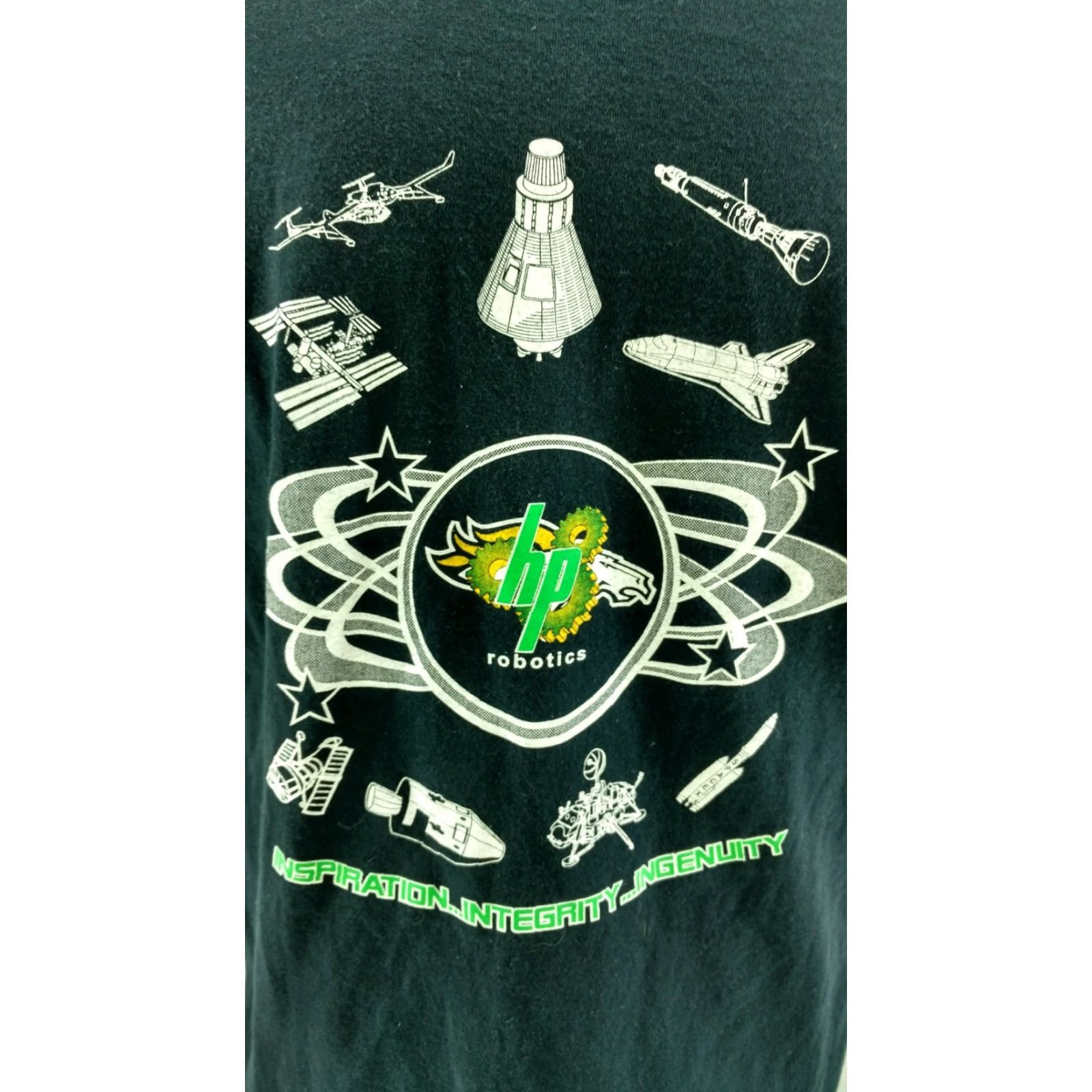 Gildan Gildan T-Shirt 2012 Warp XX space hp robotics Black Size Large Men Graphic Tee Short Sleeve 100% Cotton Size US L / EU 52-54 / 3 - 6 Thumbnail