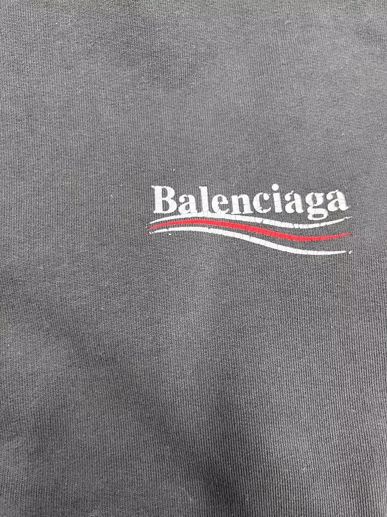 Balenciaga Balenciaga Letter Logo print hooded pullover sweatshirt Size US M / EU 48-50 / 2 - 3 Thumbnail