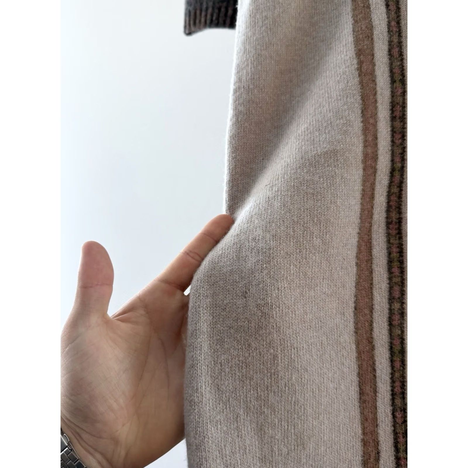 Etro LUXURY ETRO ABITO WOOL CASHMERE FANTASIA DRESS WOMEN SIZE 40 Made In Italy Size L / US 10 / IT 46 - 7 Thumbnail