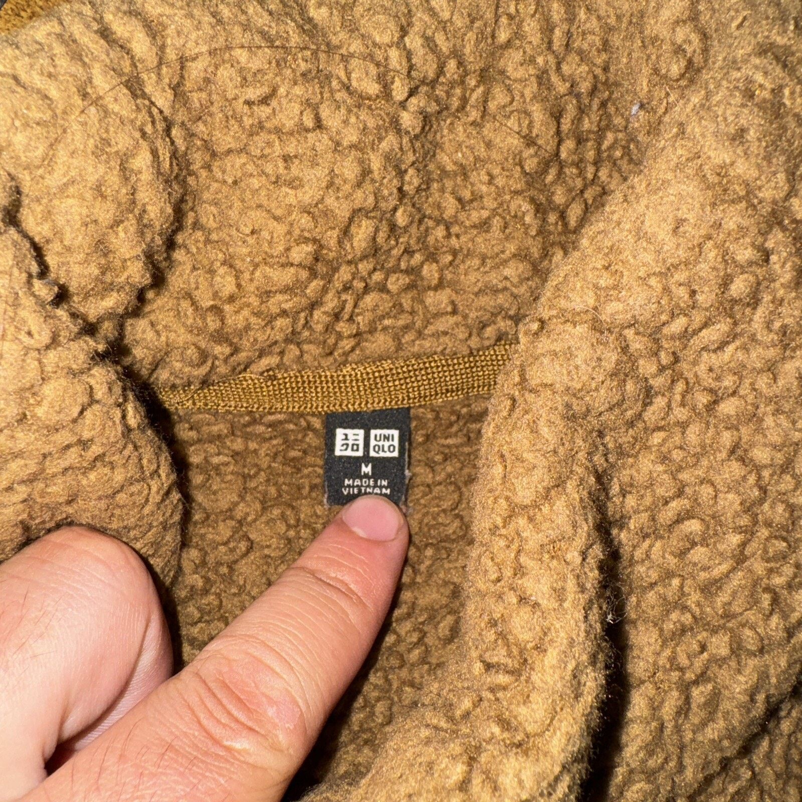 Japanese Brand × Uniqlo Uniqlo Full Zip Fleece Sweater Brown M 22x26 Soft Warm Size US M / EU 48-50 / 2 - 3 Thumbnail