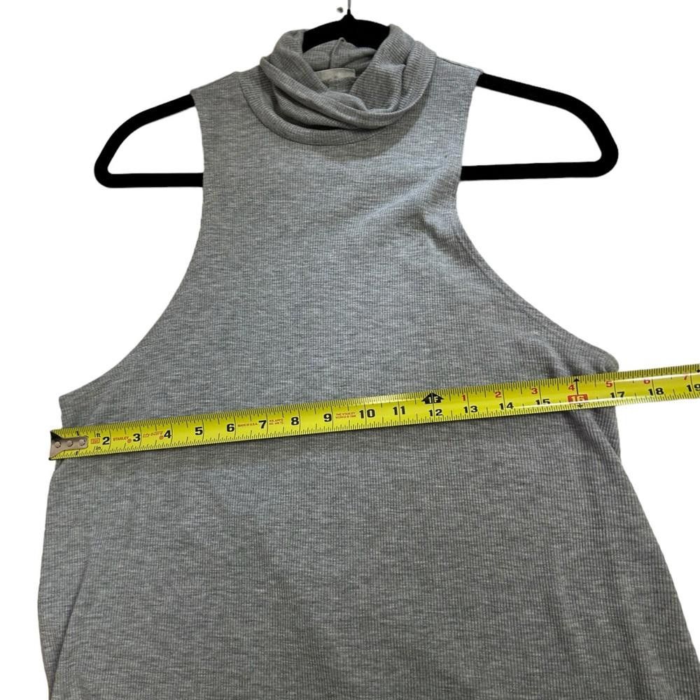 Free People Free People l Topanga Grey Sleeveless Turtleneck Top Medium Size M / US 6-8 / IT 42-44 - 6 Thumbnail