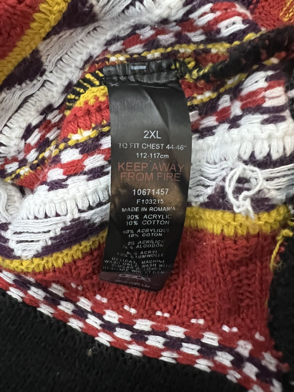 Vintage ASOS Design Coogi knit sweater red 2XL Size US XXL / EU 58 / 5 - 4 Thumbnail
