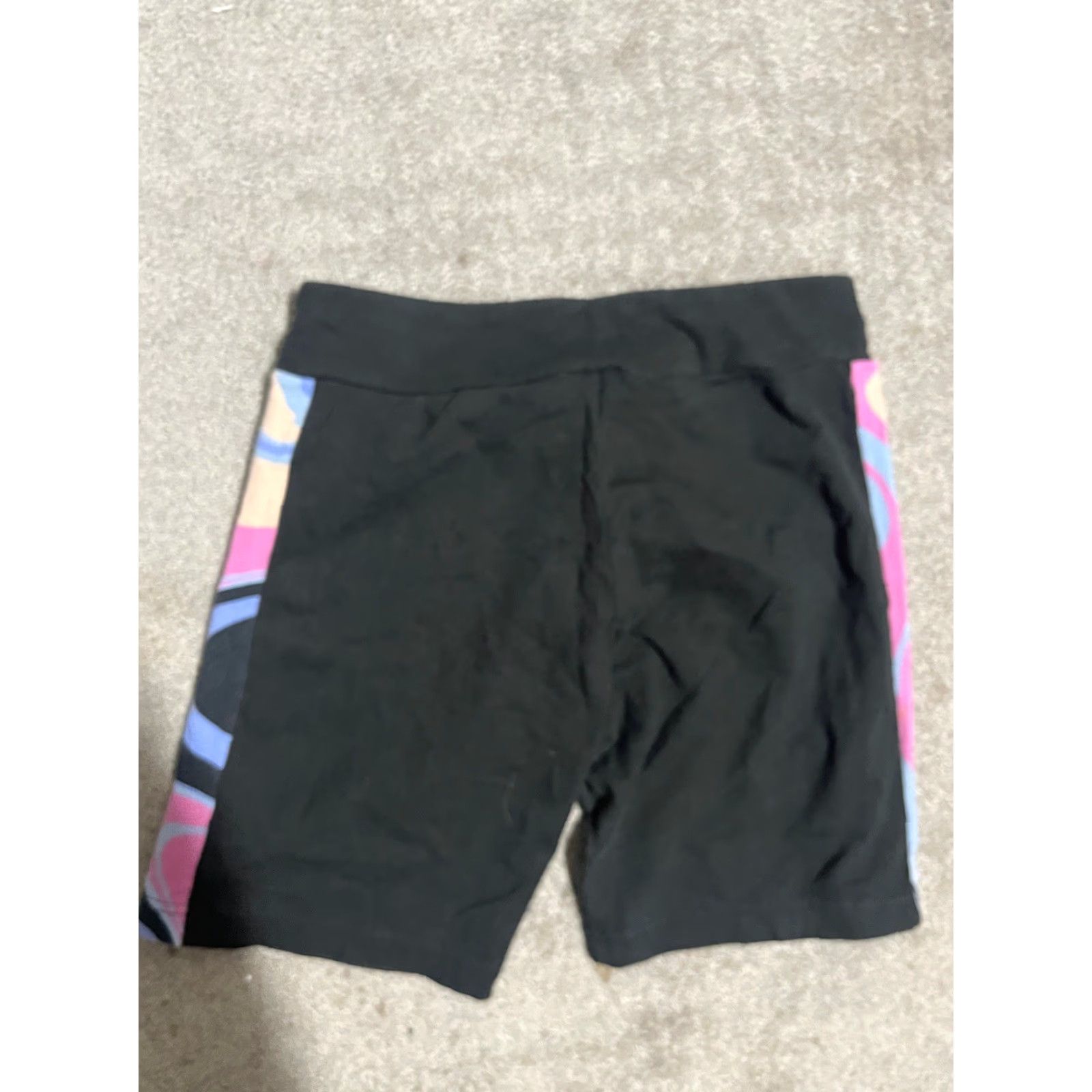 Puma Puma Women Medium Black Legging Shorts Mid Waist Athletic Activewear Button? Size 32" / US 10 / IT 46 - 2 Thumbnail