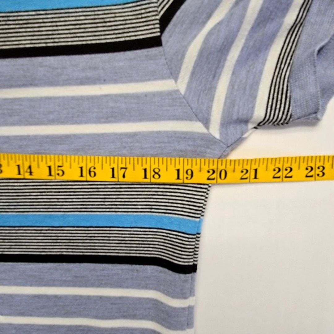 Vintage Vintage Cambridge Classics Polo Blue Striped Shirt 00's Size XL / US 12-14 / IT 48-50 - 9 Thumbnail