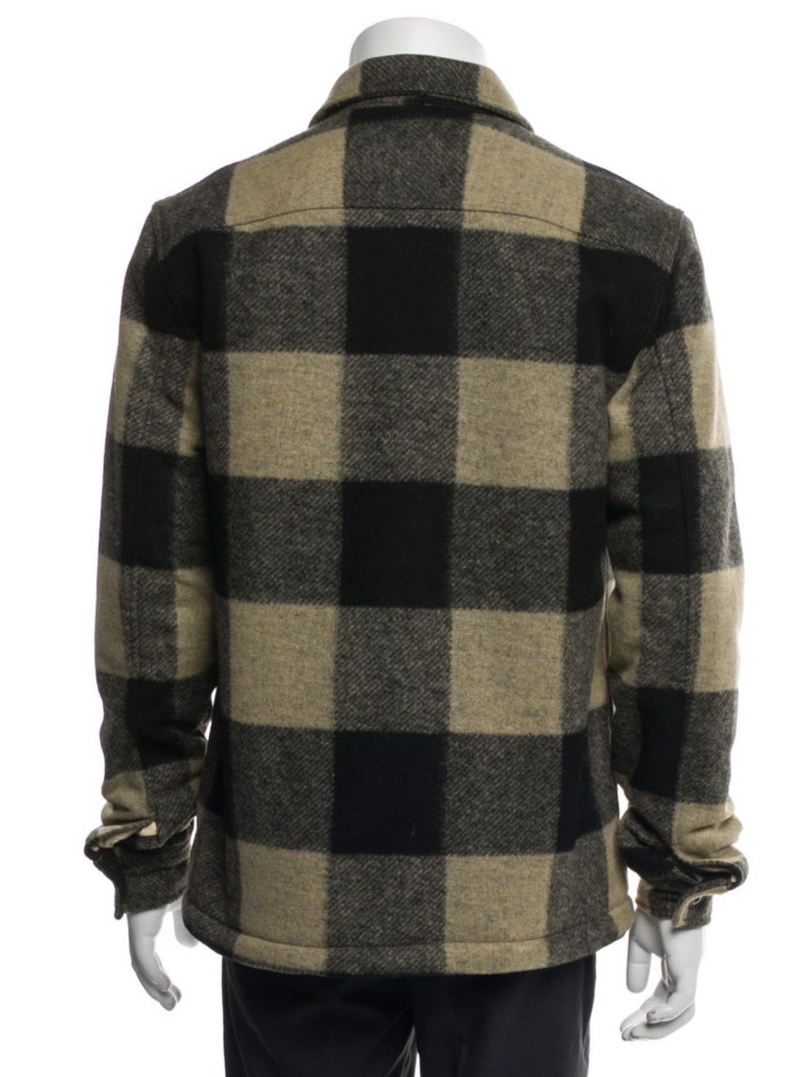 Allsaints Allsaints Drexel Plaid Shearling Jackrt Size US XS / EU 42 / 0 - 3 Thumbnail