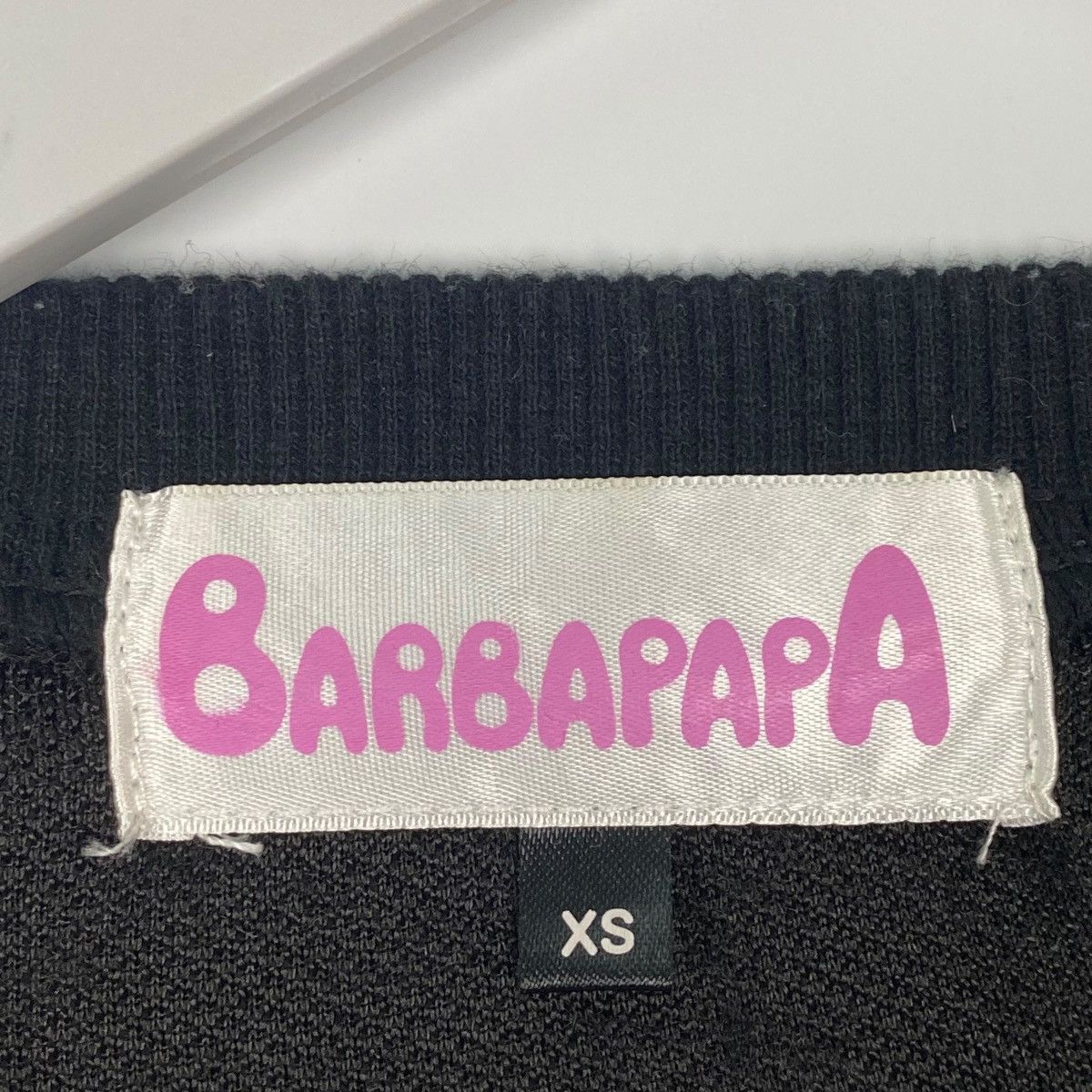 Vintage Vintage Barbapapa Fleece Sweatshirt Crewneck Black Big Logo Size US XS / EU 42 / 0 - 4 Thumbnail