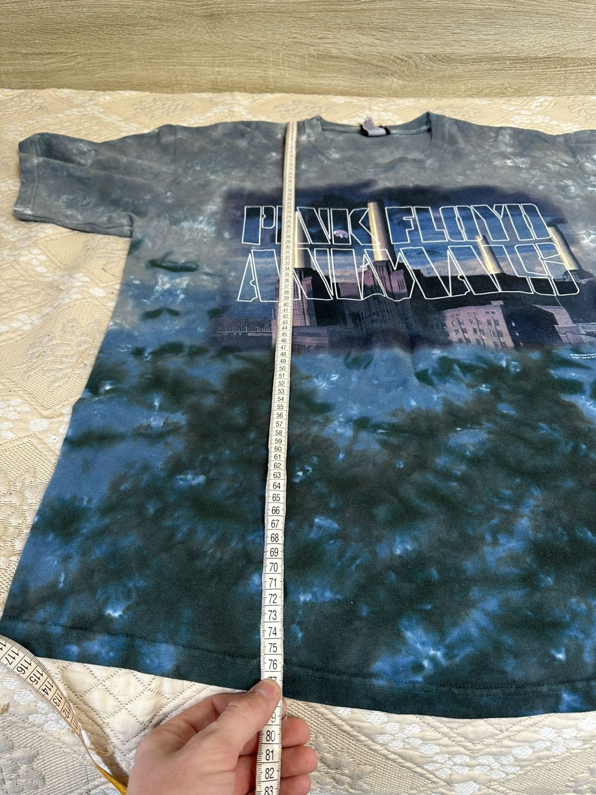 Liquid Blue 🔥 Pink Floyd Animals 2002 Album 1987 T Shirt Liquid Blue Y2K Size US XL / EU 56 / 4 - 18 Thumbnail