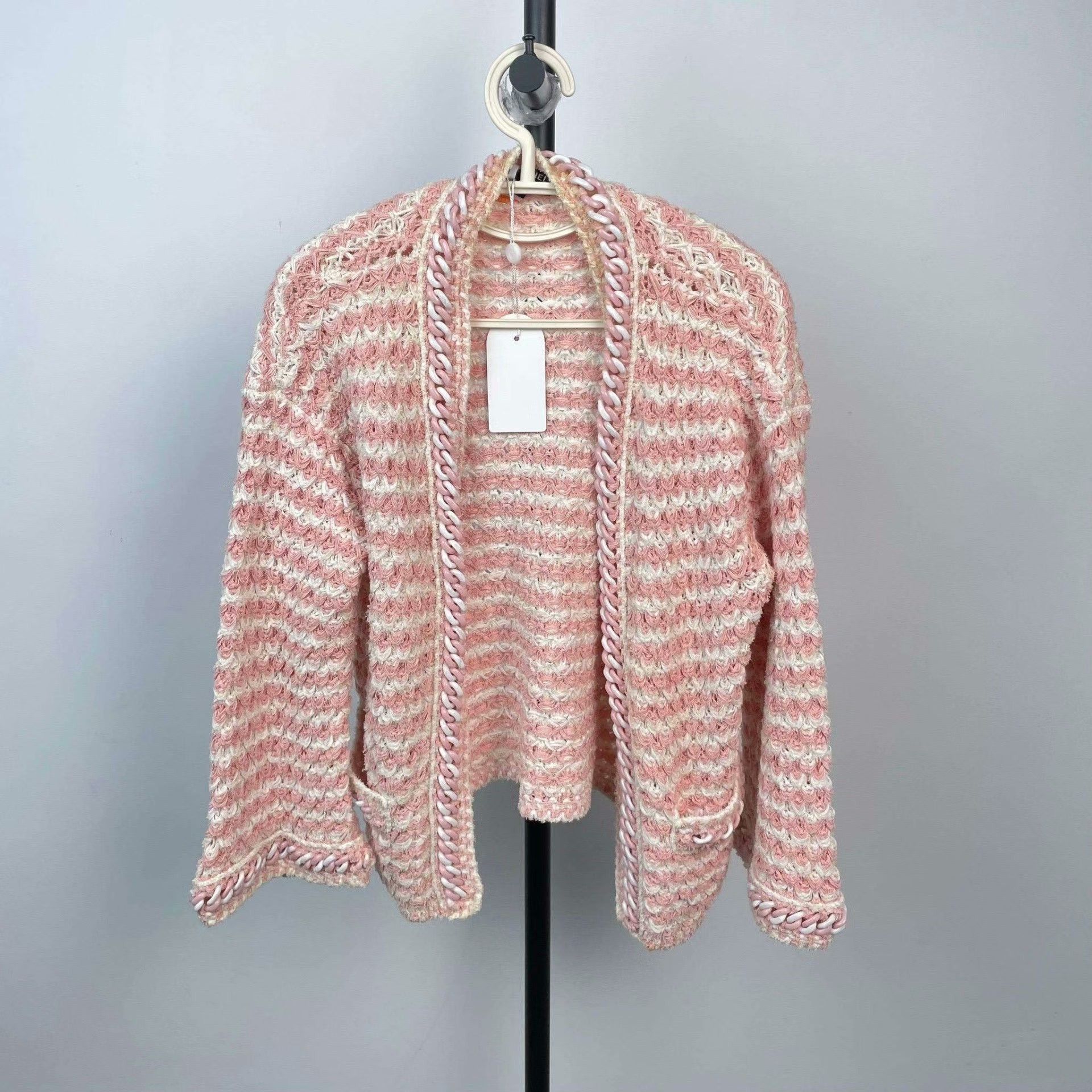 Chanel Chanel Knit Pink Sweater 38 Women Size S / US 4 / IT 40 - 1 Thumbnail