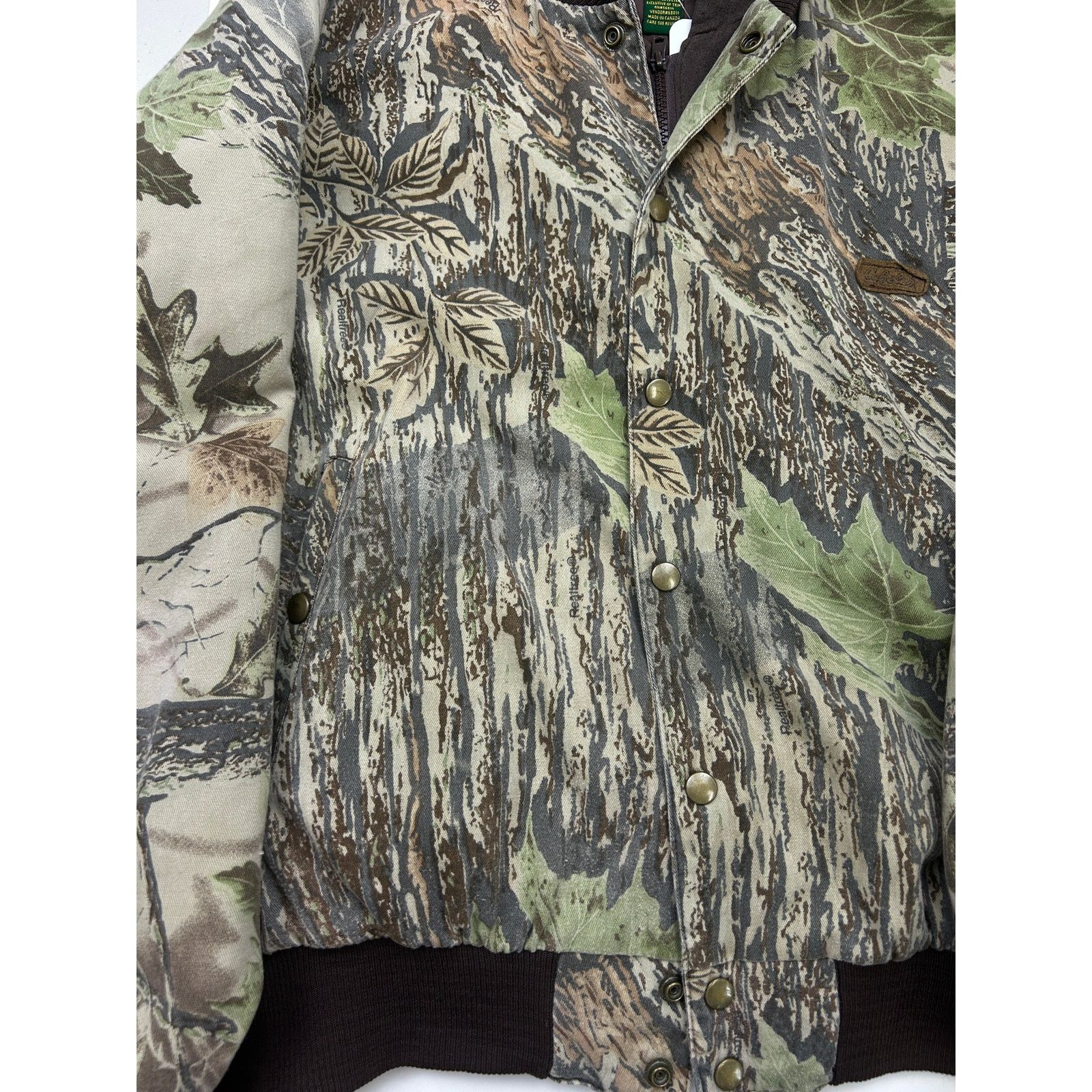 Vintage Cabelas Real Tree Camo Quilted Lined Insulated Jacket Size L Size US L / EU 52-54 / 3 - 7 Thumbnail