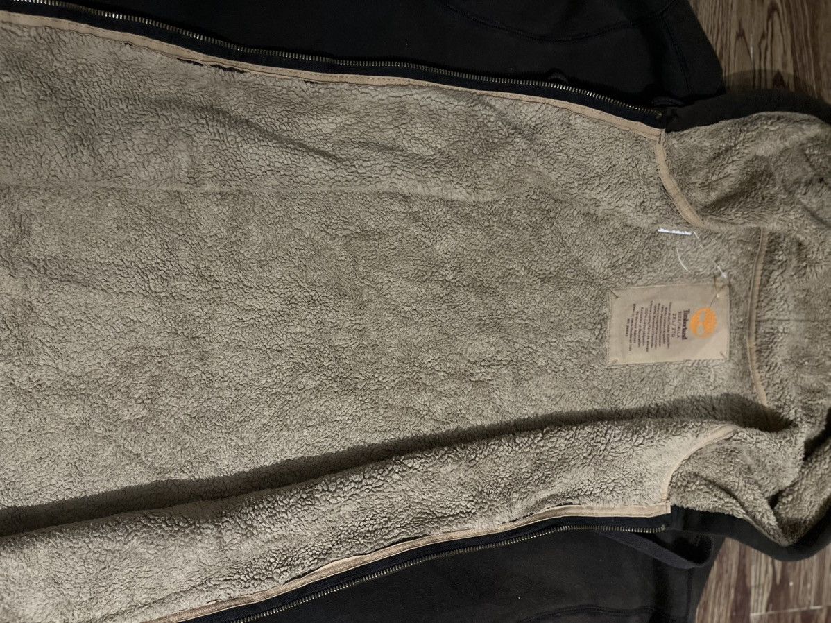 Timberland Y2k Timberland Hoodie Distressed Stain Fading Full Zip Up Size US XXL / EU 58 / 5 - 3 Thumbnail