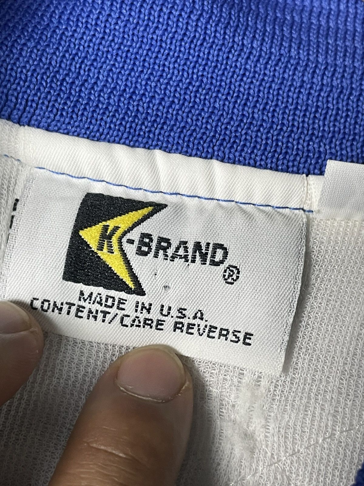 Japanese Brand × Vintage K-Brand Nylon Varsity Buttoned Jacket (114) Size US XL / EU 56 / 4 - 8 Thumbnail