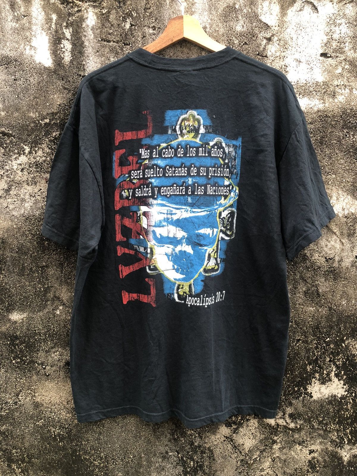 Band Tees × Vintage 2000s Vintage Luzbel Heavy Metal Tshirt Resurreccion Size US L / EU 52-54 / 3 - 2 Thumbnail