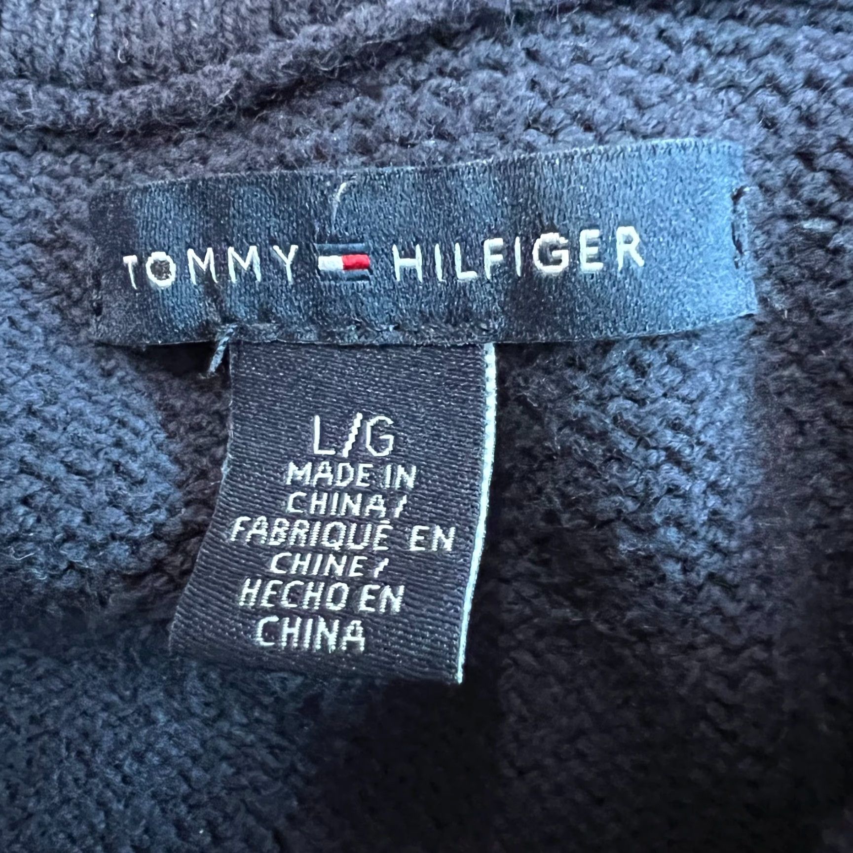Tommy Hilfiger Tommy Hilfiger Mens Sweater Long Sleeve Pullover Collared Blue Size L Knit Pattern Solid Regular Fit Vintage: No Size US L / EU 52-54 / 3 - 5 Thumbnail