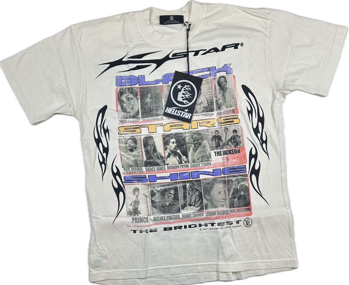 HELLSTAR Hellstar Black Stars T-shirt Size US L / EU 52-54 / 3 - 2 Thumbnail