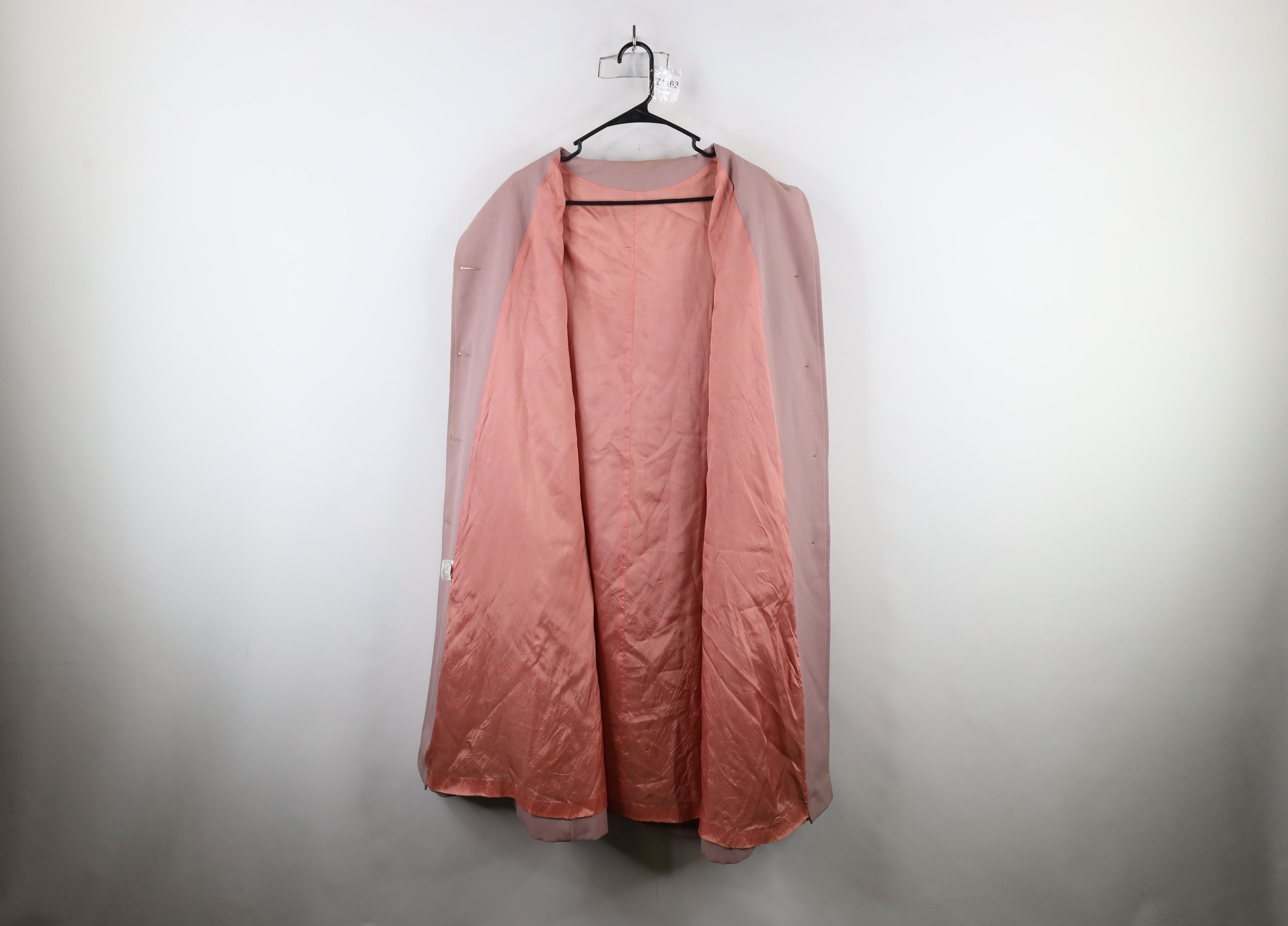Vintage Vintage 70s Union Made Button Trench Coat Jacket Pink USA Size XL / US 12-14 / IT 48-50 - 11 Thumbnail