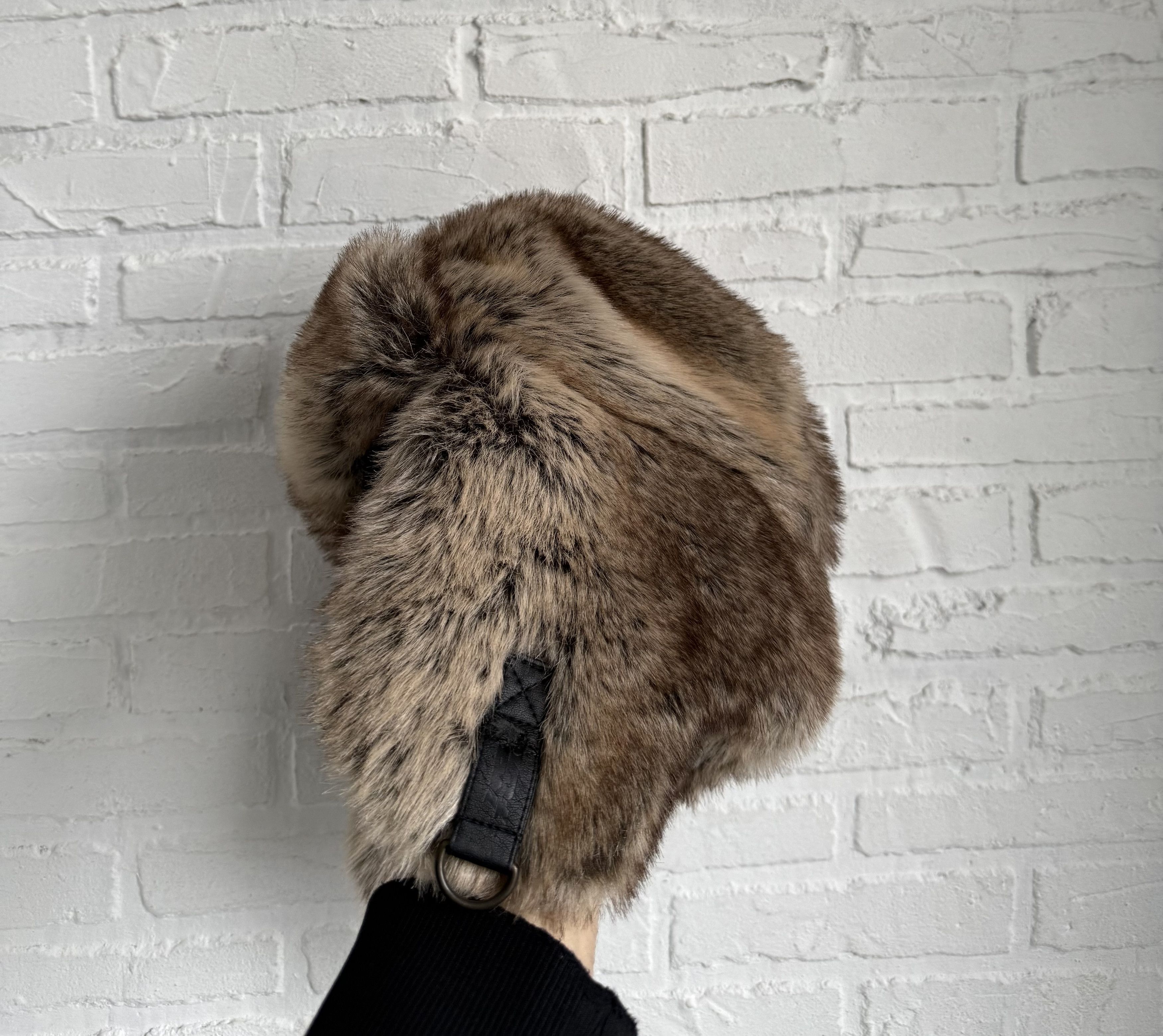 No Fear Vintage 2000s NO FEAR Fur hat ushanka Y2K Size ONE SIZE - 6 Thumbnail