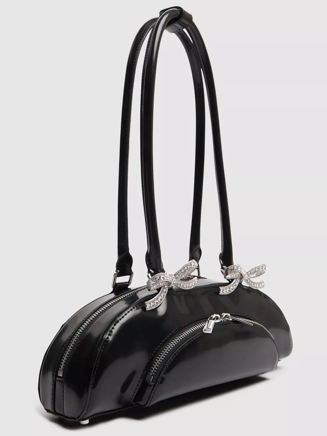 Self-Portrait SELF-PORTRAIT Black Leather Top Handle Bag New/Authentic Size ONE SIZE - 2 Thumbnail