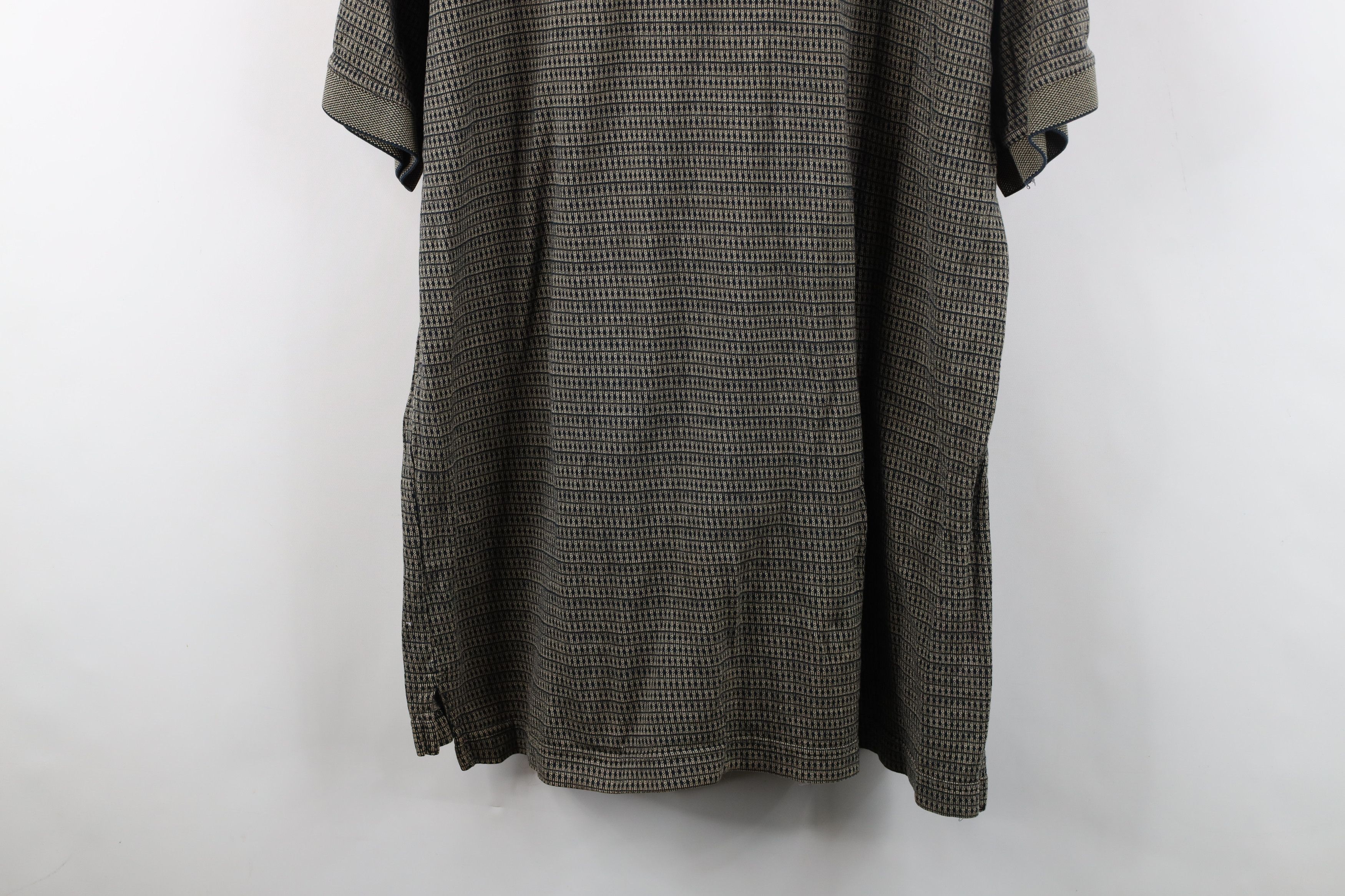 Vintage Vintage 90s Streetwear Geometric Knit Golf Polo Shirt Size US XL / EU 56 / 4 - 13 Thumbnail