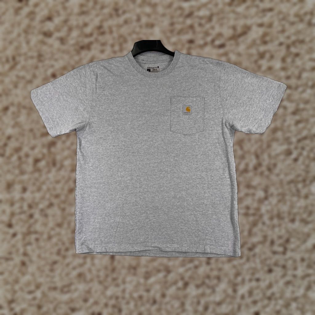 Carhartt Carhartt Shirt Men L Gray Short Sleeve Crew Neck Cotton Workwear Logo Back Vintage No N/A? Size US L / EU 52-54 / 3 - 1 Thumbnail
