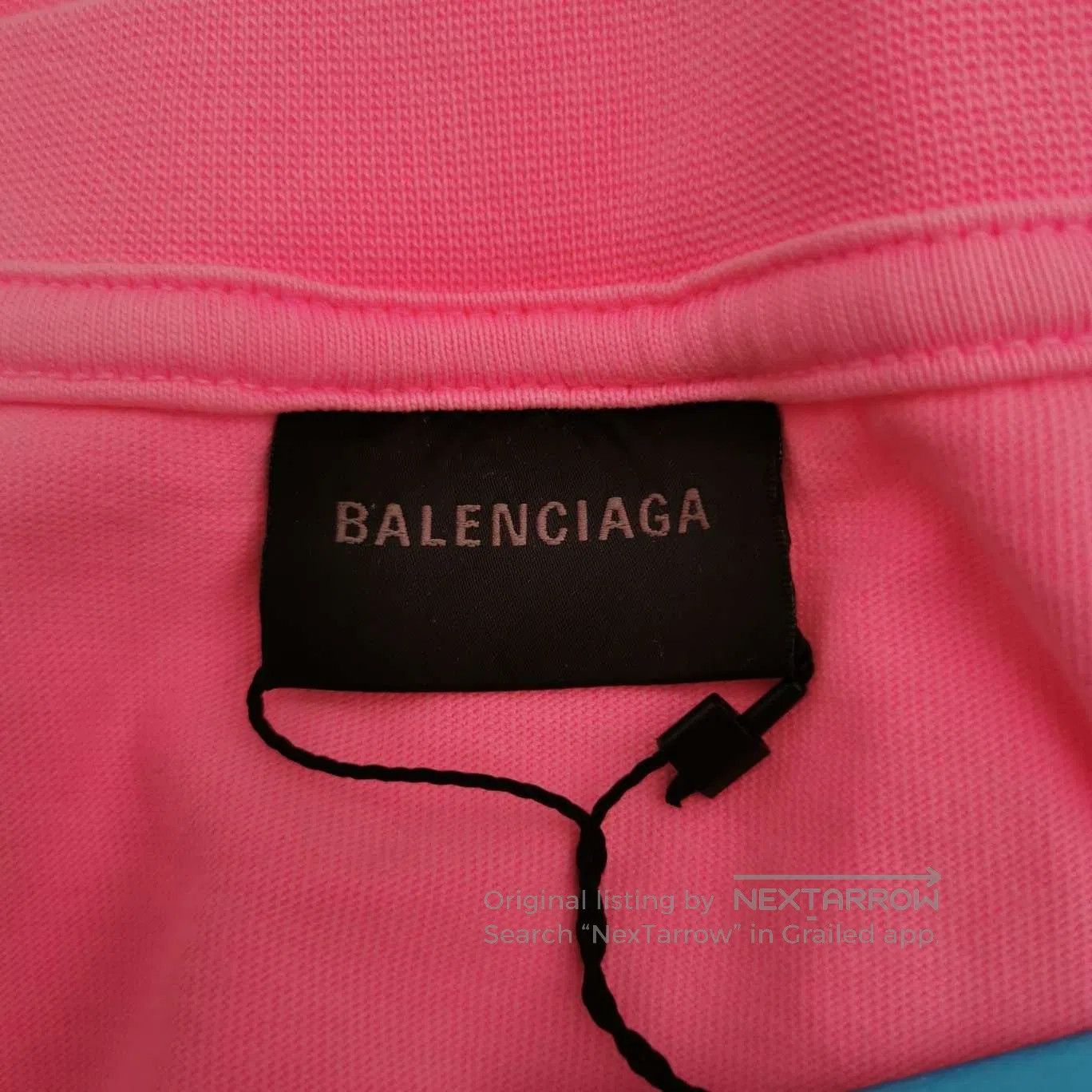 Balenciaga Balenciaga M Size Pink WFP Logo T. Size M / US 6-8 / IT 42-44 - 5 Thumbnail