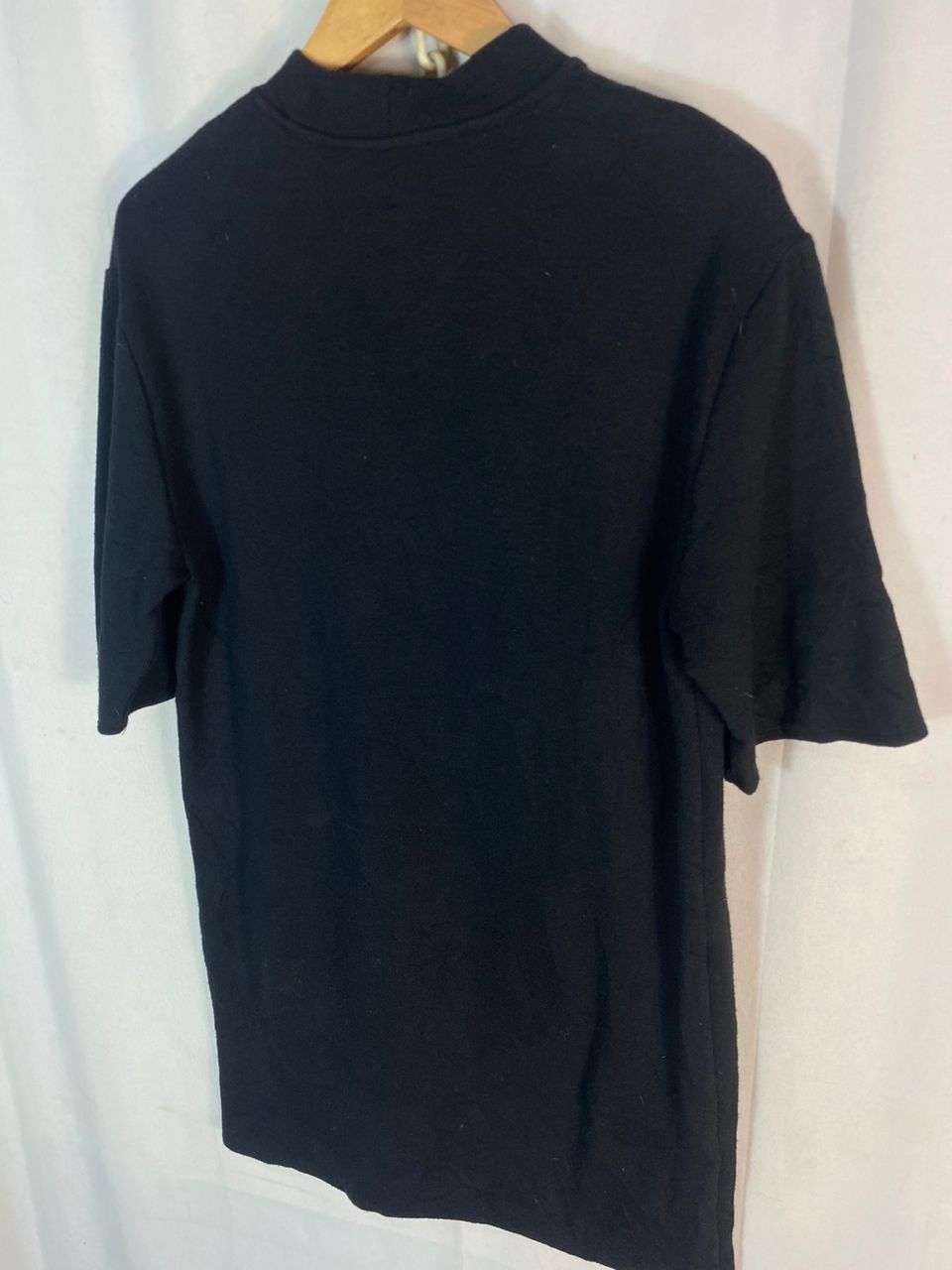 Zara Zara black plain blouse/dress shirt Size M / US 6-8 / IT 42-44 - 6 Thumbnail