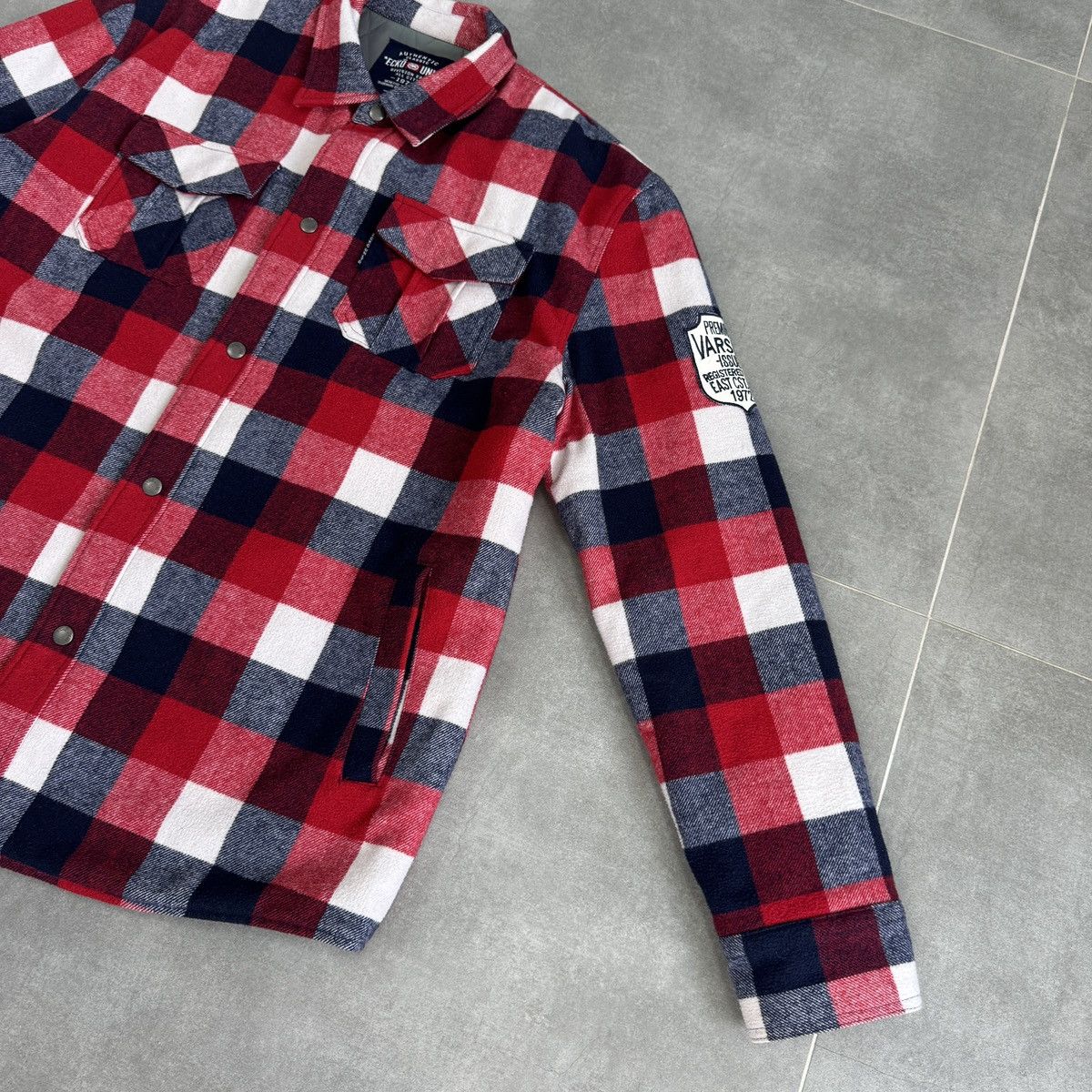 Ecko Unltd. Ecko Unltd. Premium Varsity Jacket Wool Checked Men Size XL Size US XL / EU 56 / 4 - 7 Thumbnail