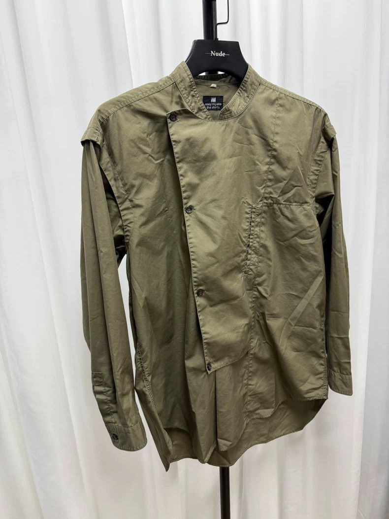 Issey Miyake Issey miyake Slant placket shirt 2505-Nextarrow Size US M / EU 48-50 / 2 - 2 Thumbnail