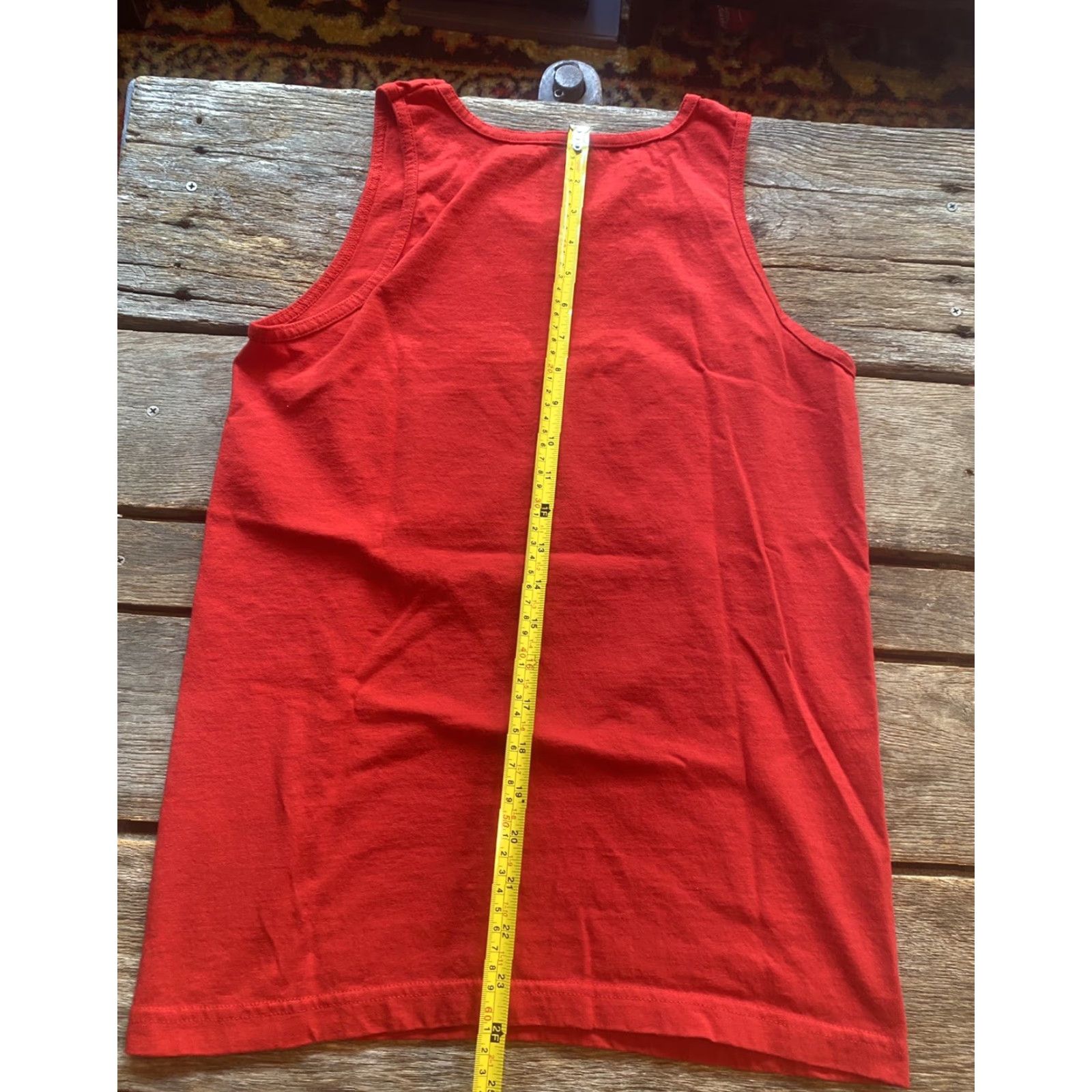 Vintage VINTAGE Small Hawaii Uhu Fish Red Tank Top T-Shirt S Mens Alstyle Cotton Round Neck Hawaii Fish Solid Size US S / EU 44-46 / 1 - 6 Thumbnail