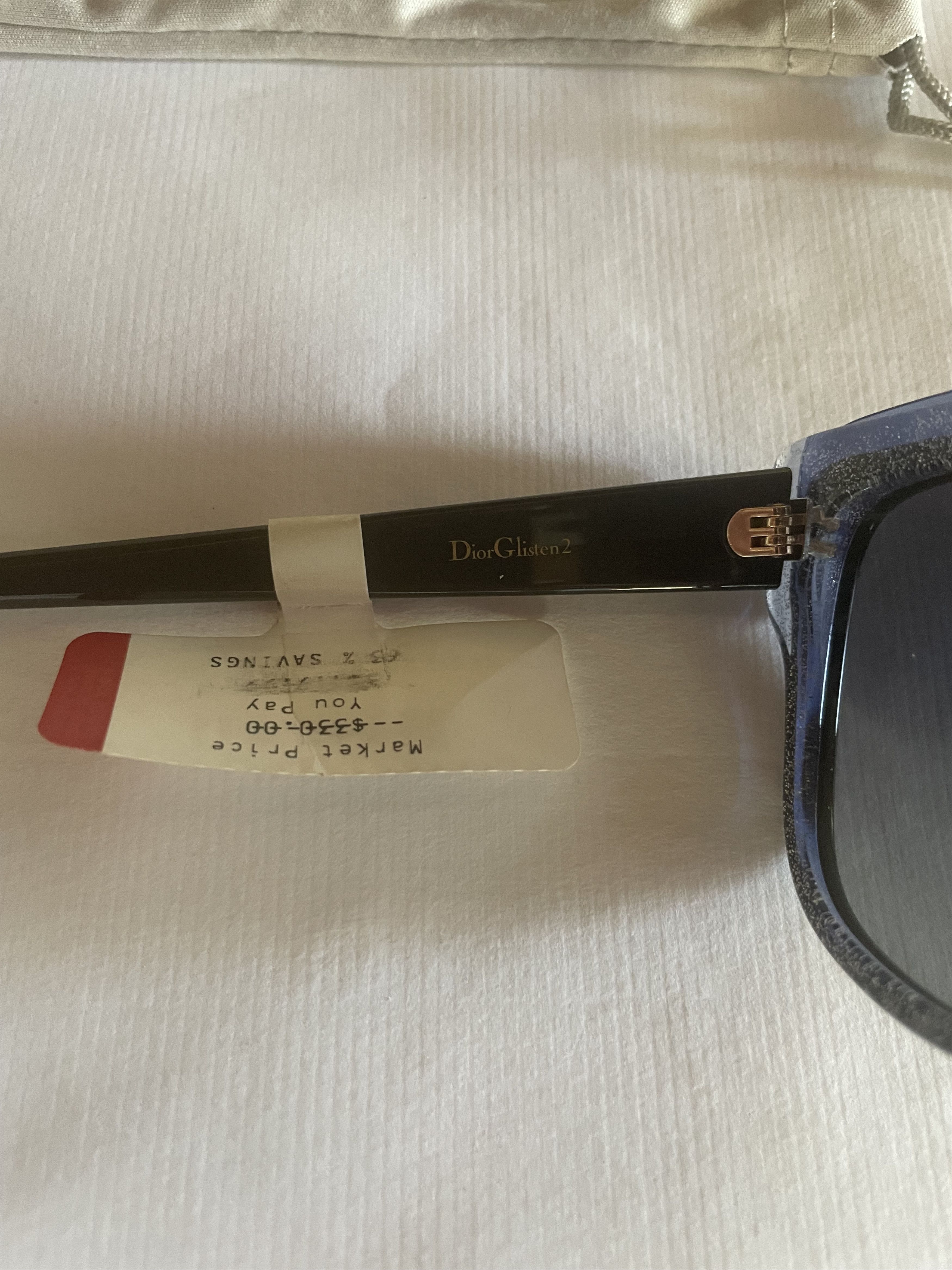Dior Dior E1XHD DiorGlisten2 Womens Sunglasses Size ONE SIZE - 6 Thumbnail