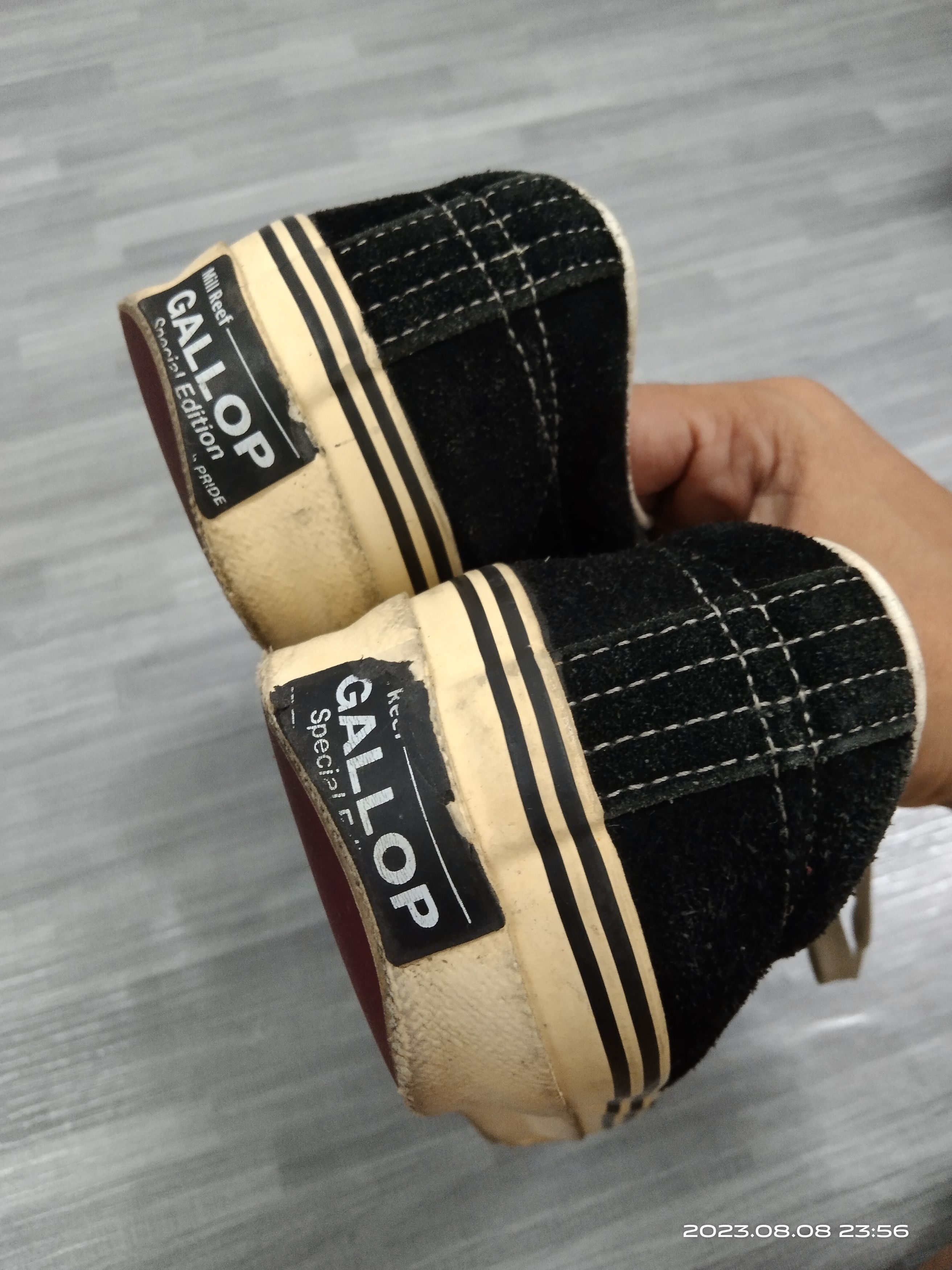 Leather × Vintage SUEDE LEATHER MILL REFF GALLOP SPECIAL EDITION Size US 8 / EU 41 - 8 Thumbnail