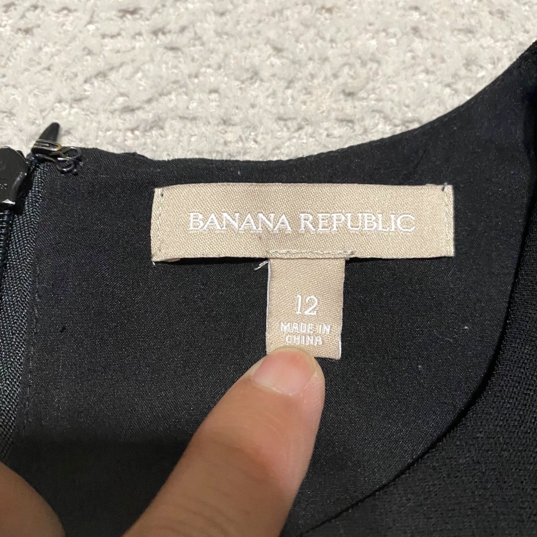 Banana Republic Banana Republic Womens Dress Gray Tweed Sleeveless Sheath Lined Round Neck Size 12 Casual Business Pencil Dress Womens Size XL / US 12-14 / IT 48-50 - 3 Thumbnail