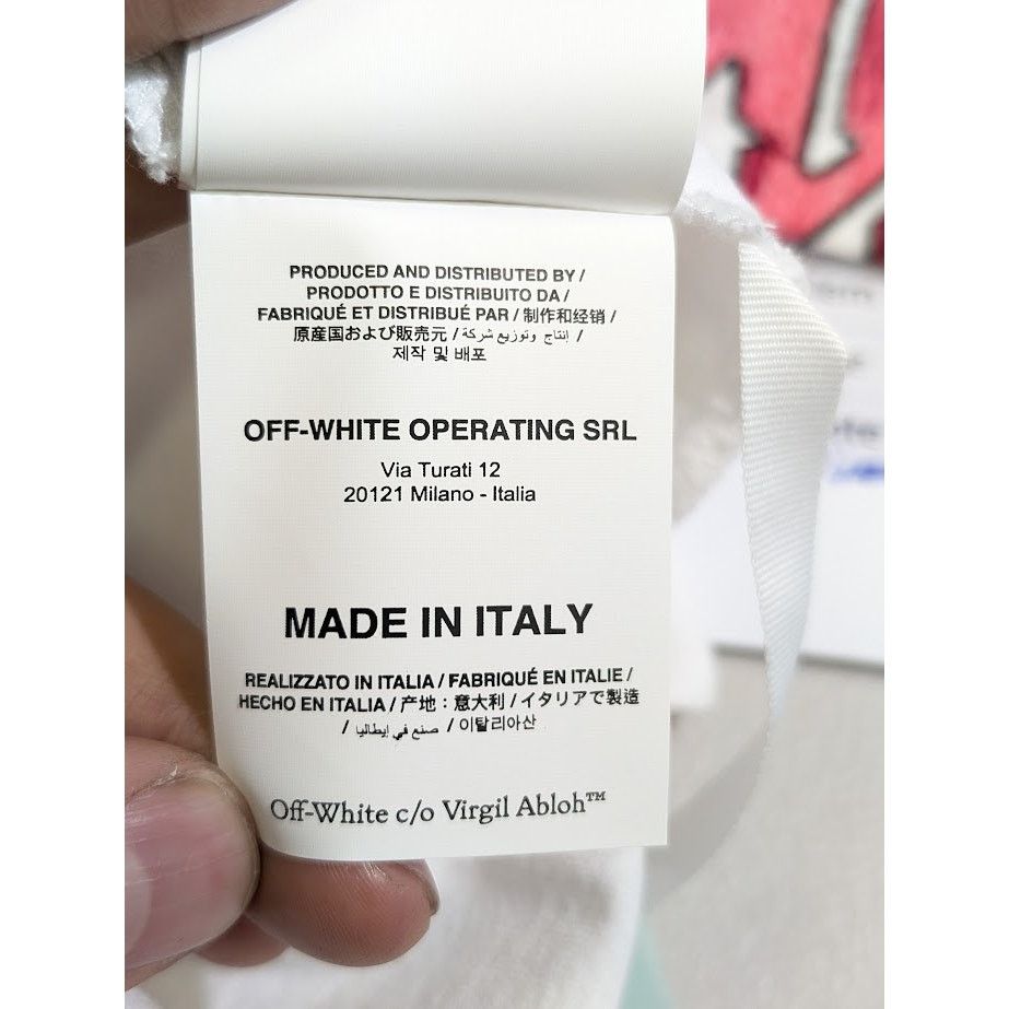 Off-White o1rshd1 Graff Pup Skate Long Sleeve T-Shirt in White Size US M / EU 48-50 / 2 - 20 Thumbnail