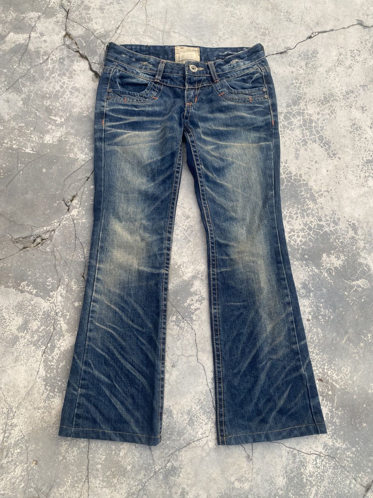 If Six Was Nine × Japanese Brand × Le Grande Bleu (L.G.B.) LOLITA Exotic Studded Flare Size US 30 / EU 46 - 2 Thumbnail