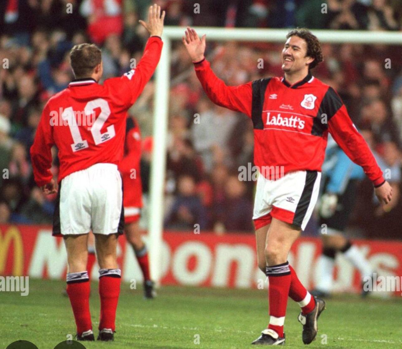 Umbro Nottingham forest 1996 stuart pearce testimonial match shirt Size US XL / EU 56 / 4 - 12 Thumbnail